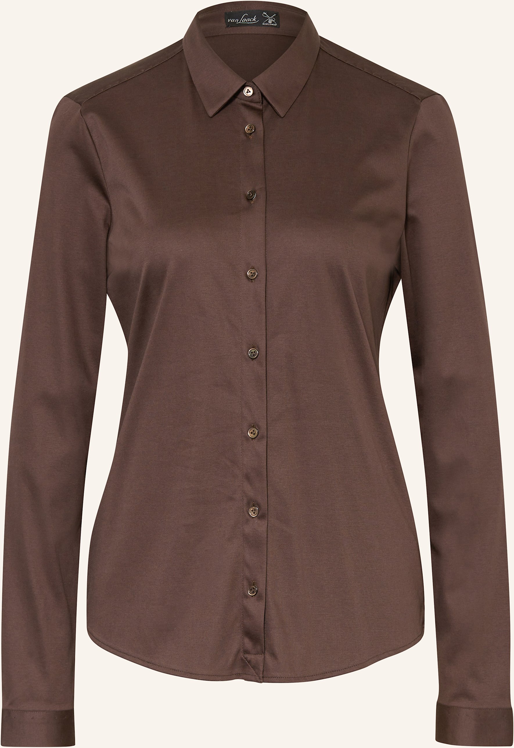 Van Laack Hemdbluse Vl-Malis-Sv braun