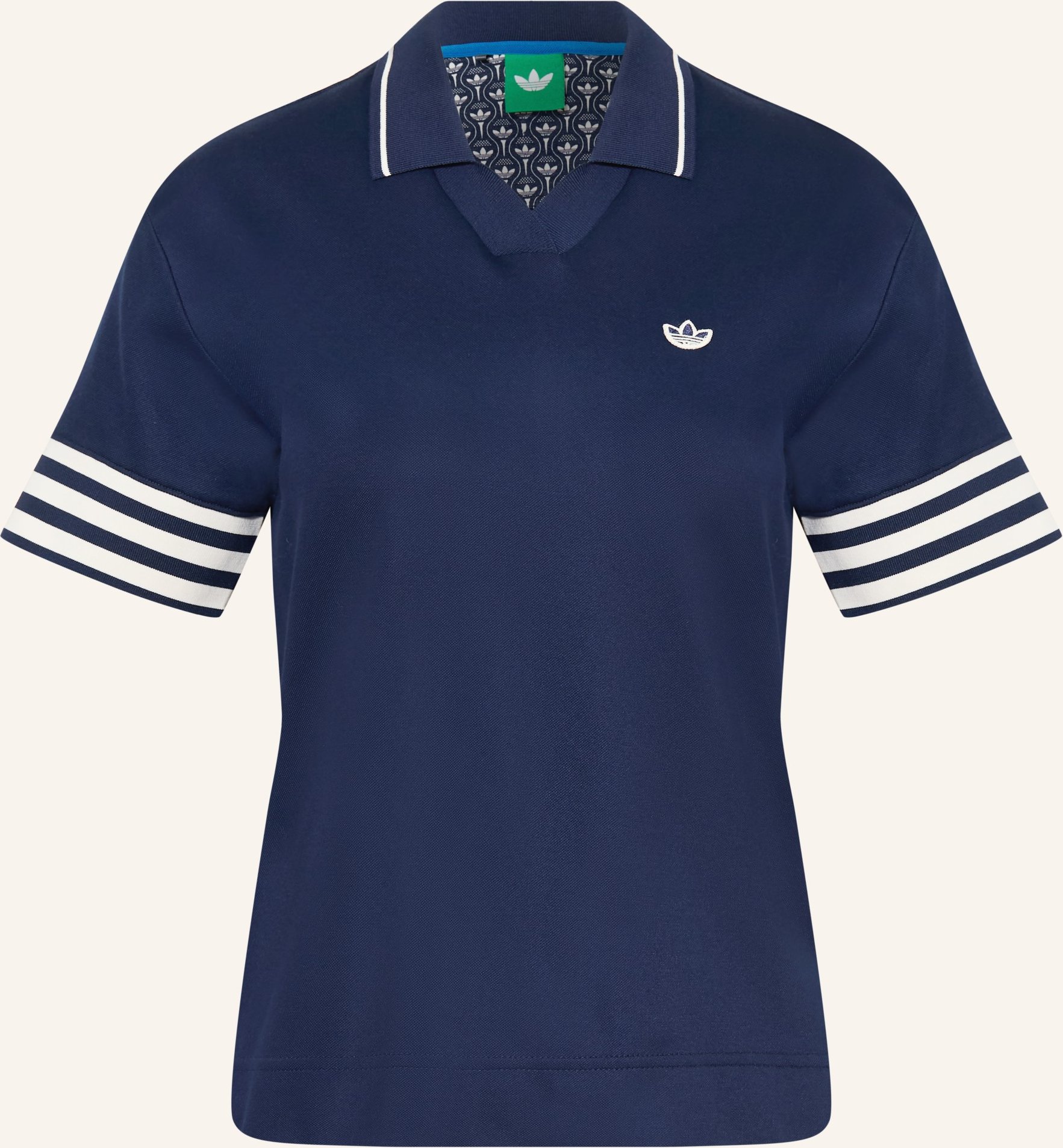 Adidas Originals Piqué-Poloshirt Originals 3-Stripe blau