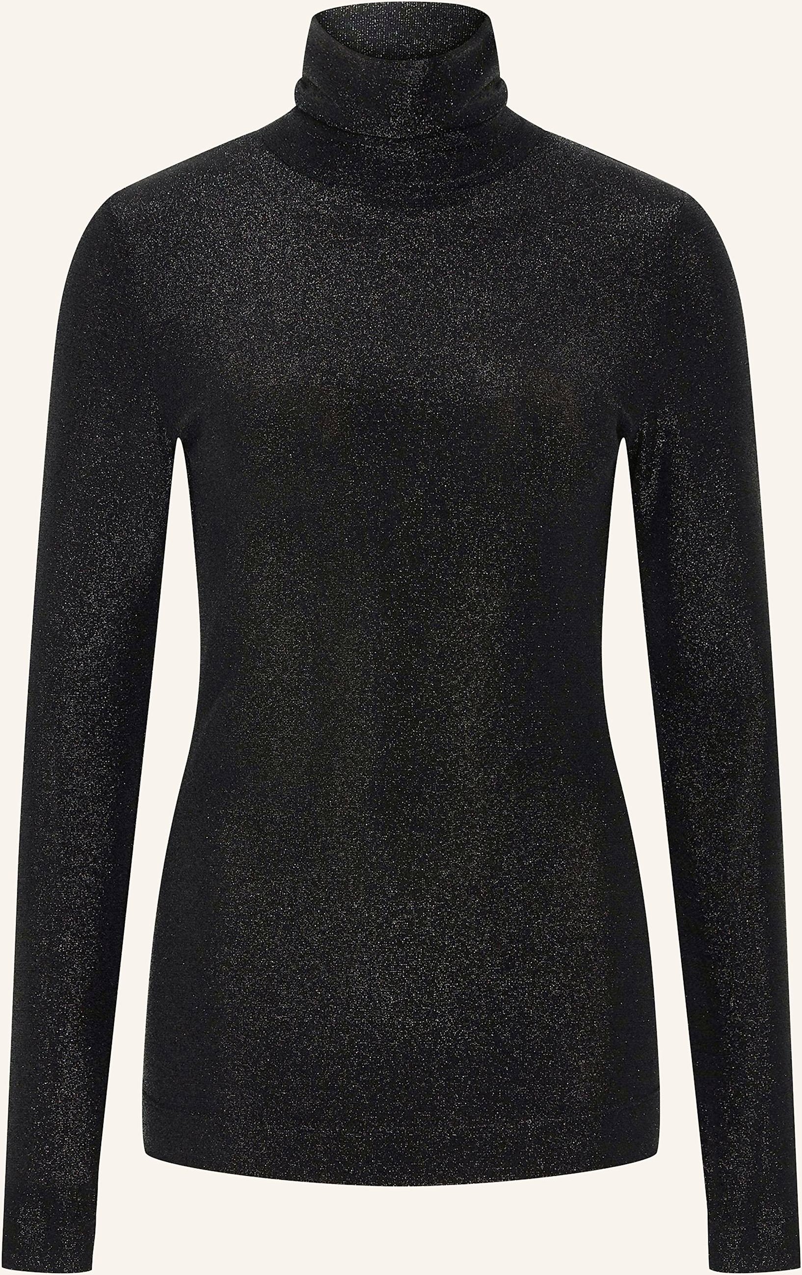 Thumbnail - Sly 010 Rollkragenpullover Isra Mit Glitzergarn schwarz