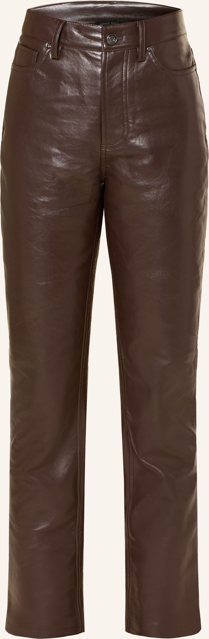 Anine Bing Lederhose Bruno braun
