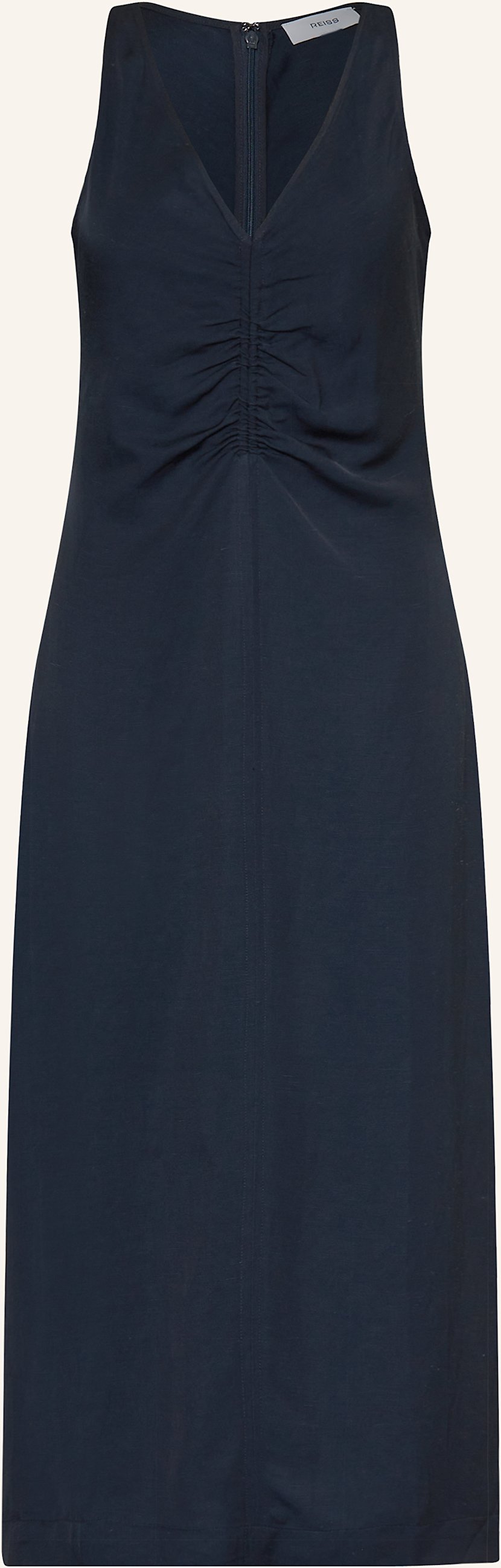 Thumbnail - Reiss Kleid Pari Mit Rüschen blau