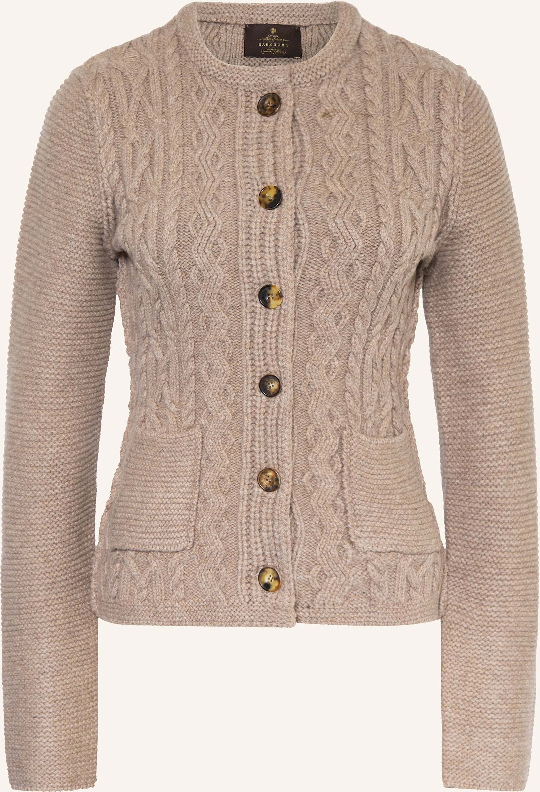 Habsburg Strickjanker Donna beige