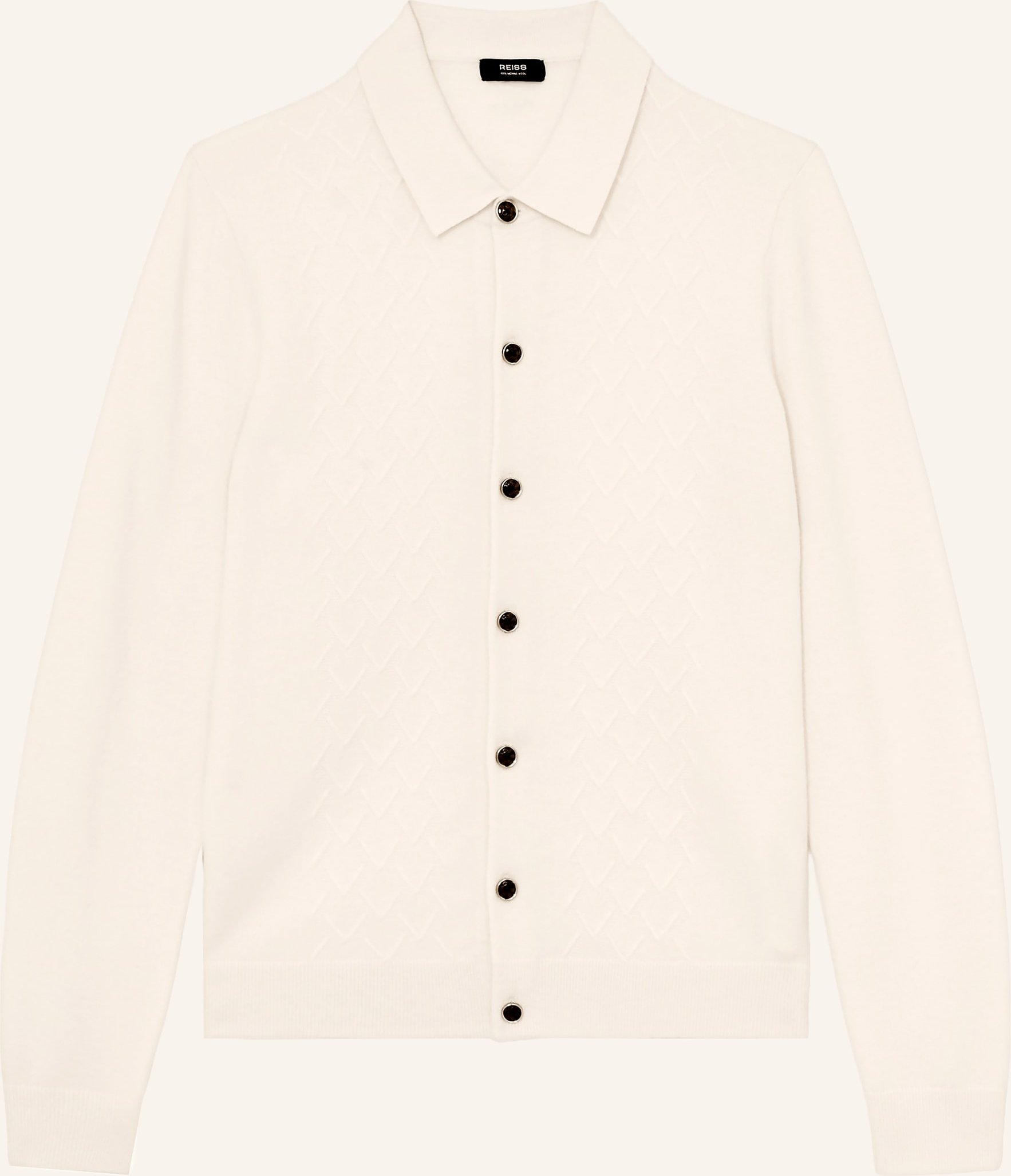 Reiss Strickjacke Gideon weiss