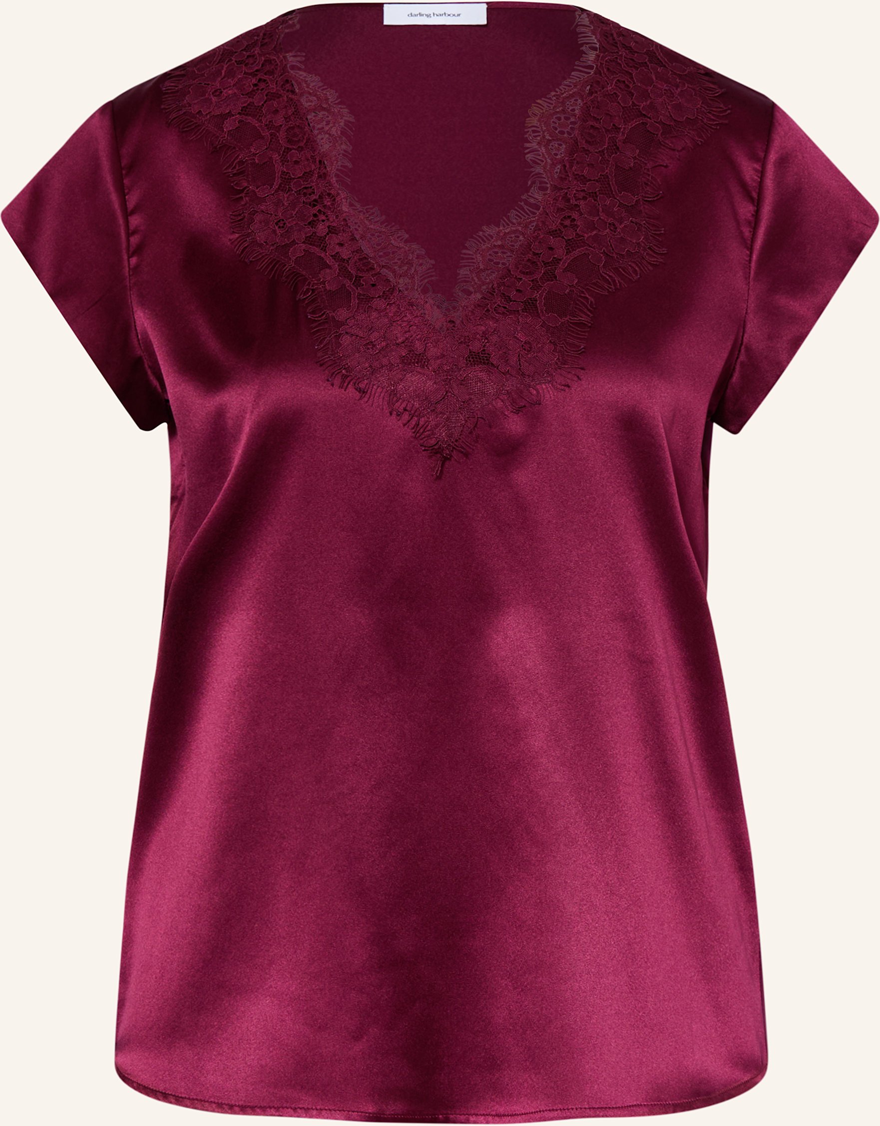 Darling Harbour Blusenshirt Aus Seide rot