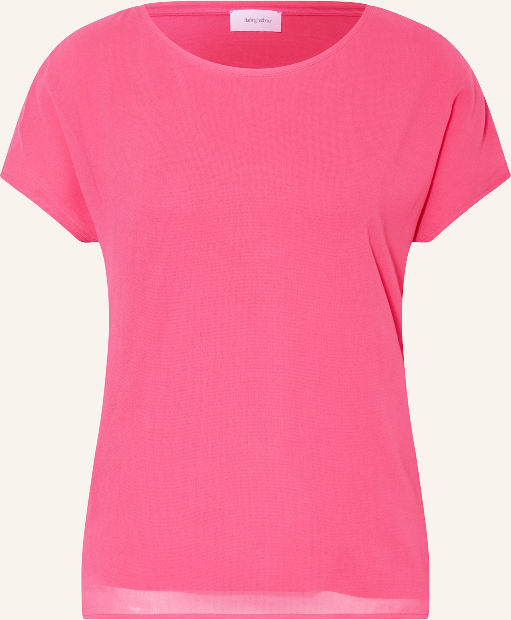Darling Harbour Blusenshirt Im Materialmix pink