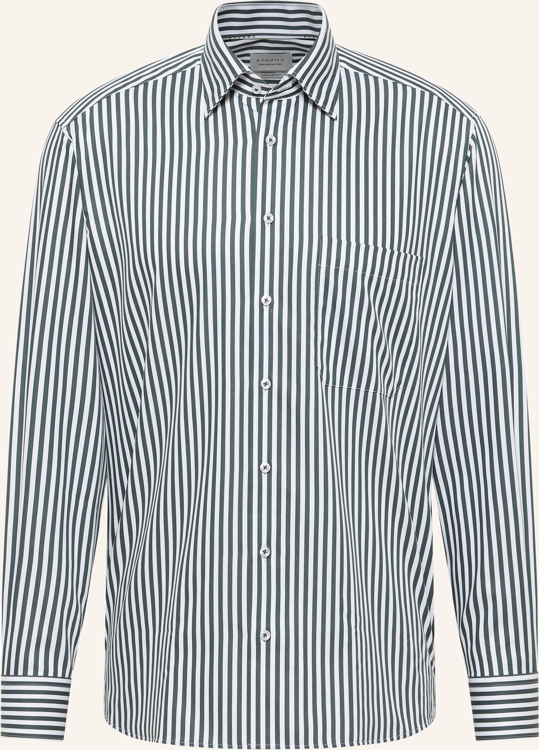 Eterna Hemd Comfort Fit gruen