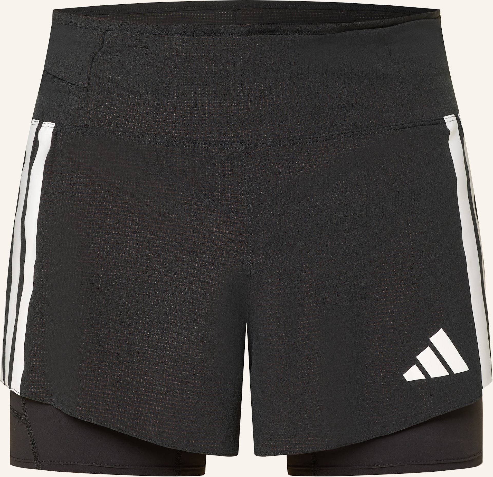 Thumbnail - Adidas 2-In-1-Laufshorts Adizero Running 2-In-1 Gel Pocket schwarz