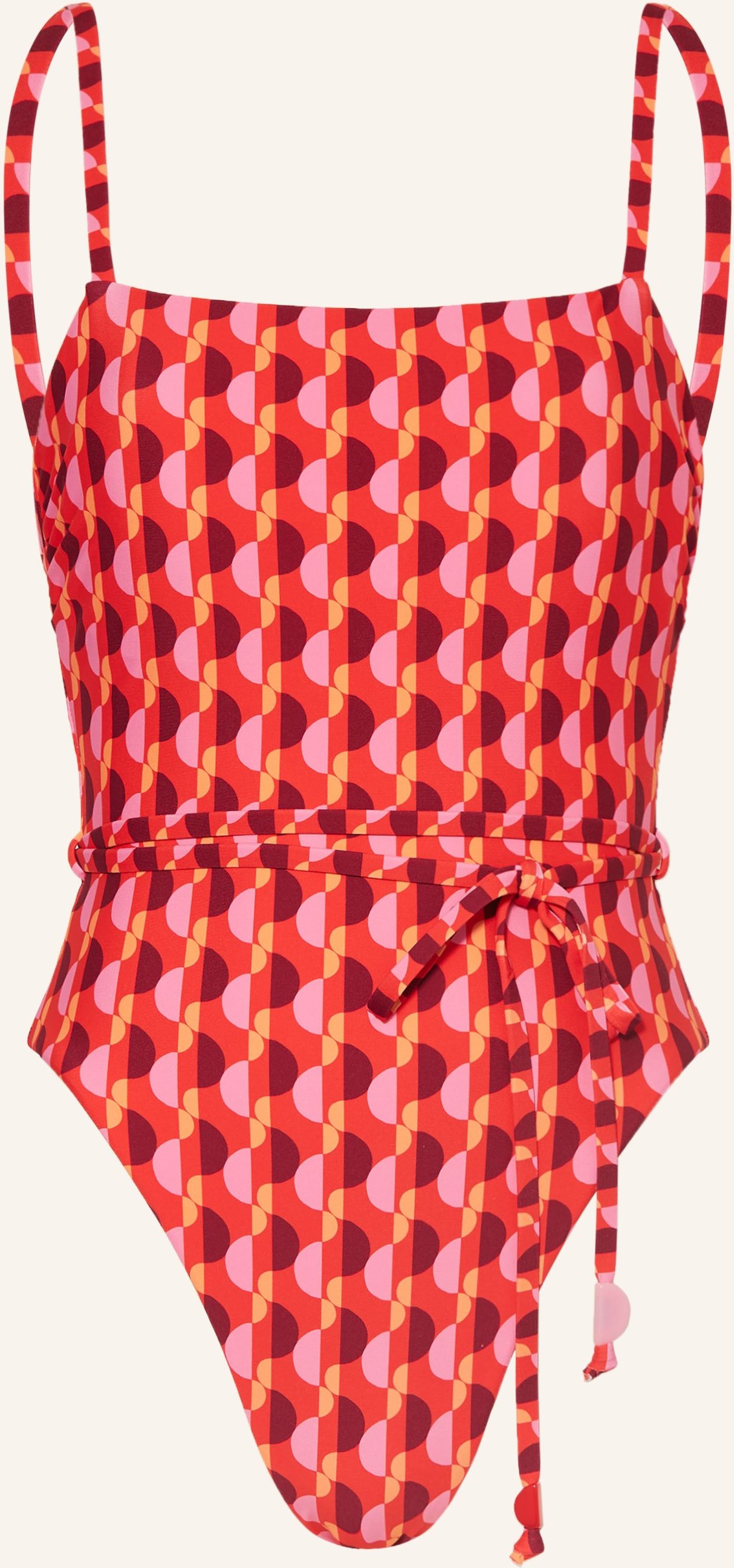 Seafolly Badeanzug Sorrento Flame Zum Wenden rot