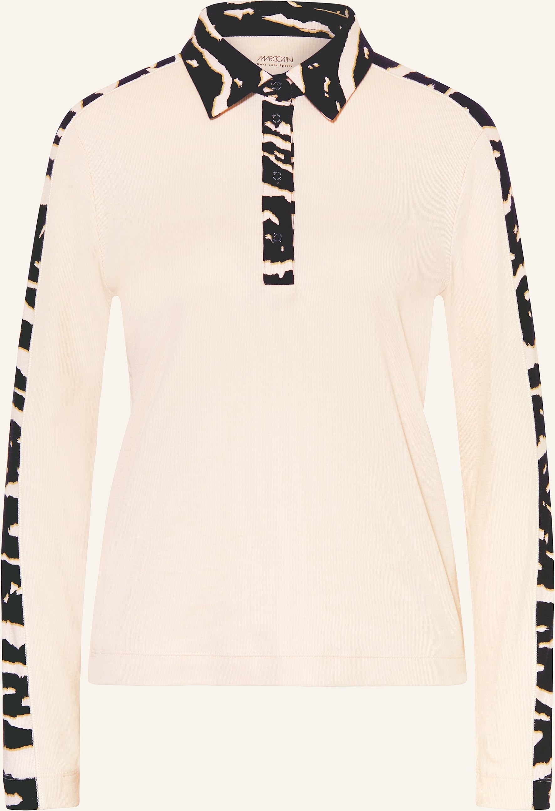 Marc Cain Jersey-Poloshirt beige