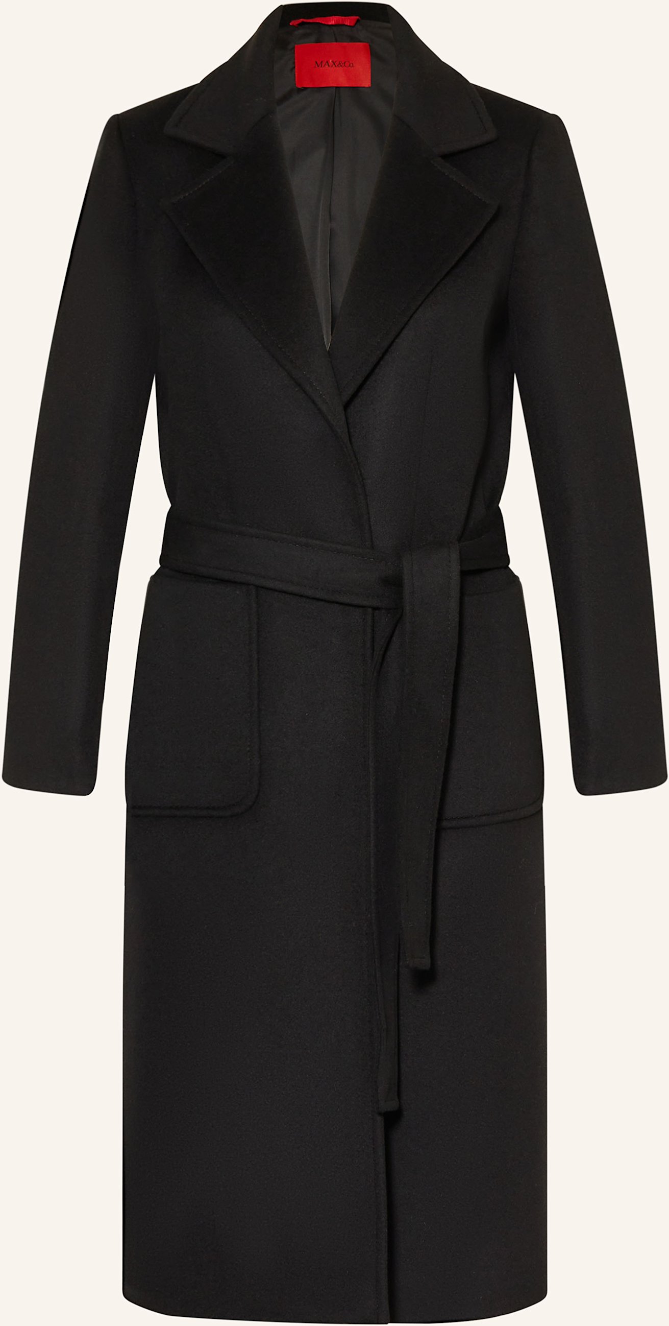 Max & Co. Wollmantel Runaway schwarz