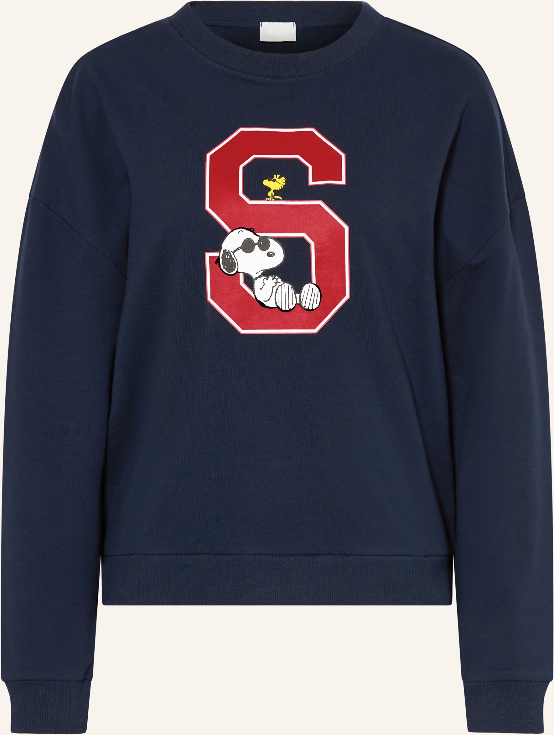 Mey Schlafshirt Serie Mey × Peanuts blau