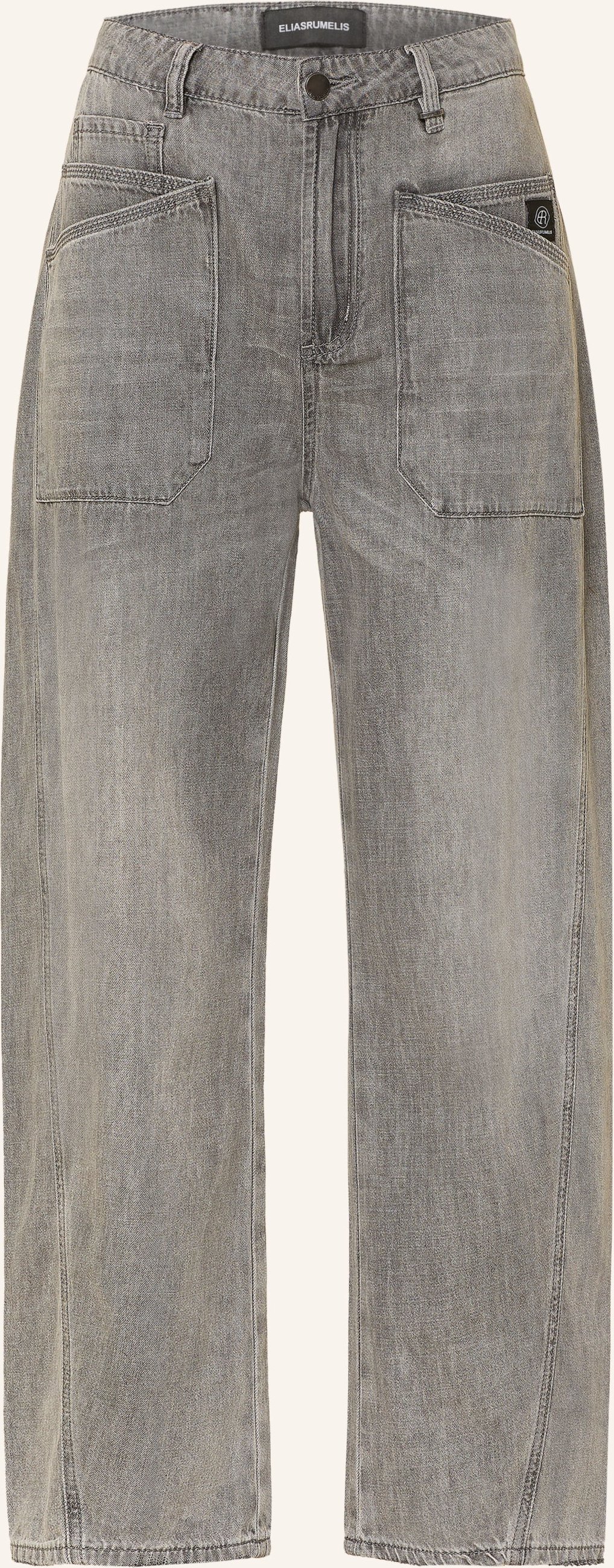 Elias Rumelis Barrel Jeans Isabella grau