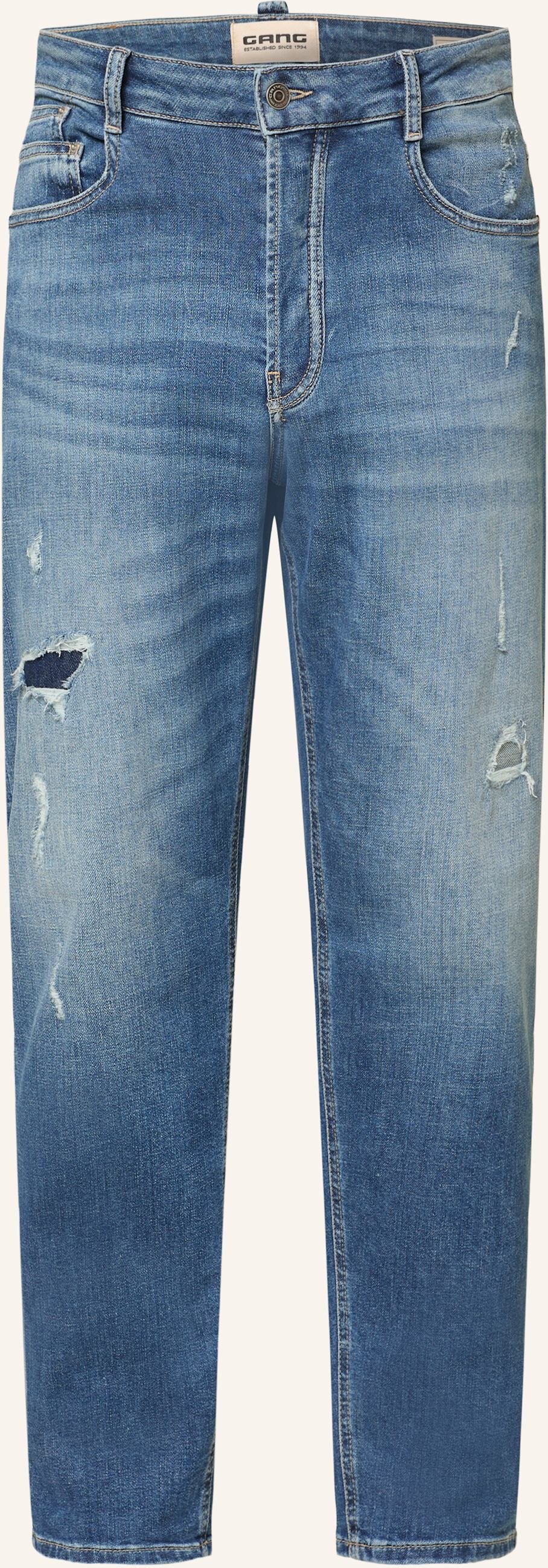 Gang Destroyed Jeans 94aiden Regular Fit blau