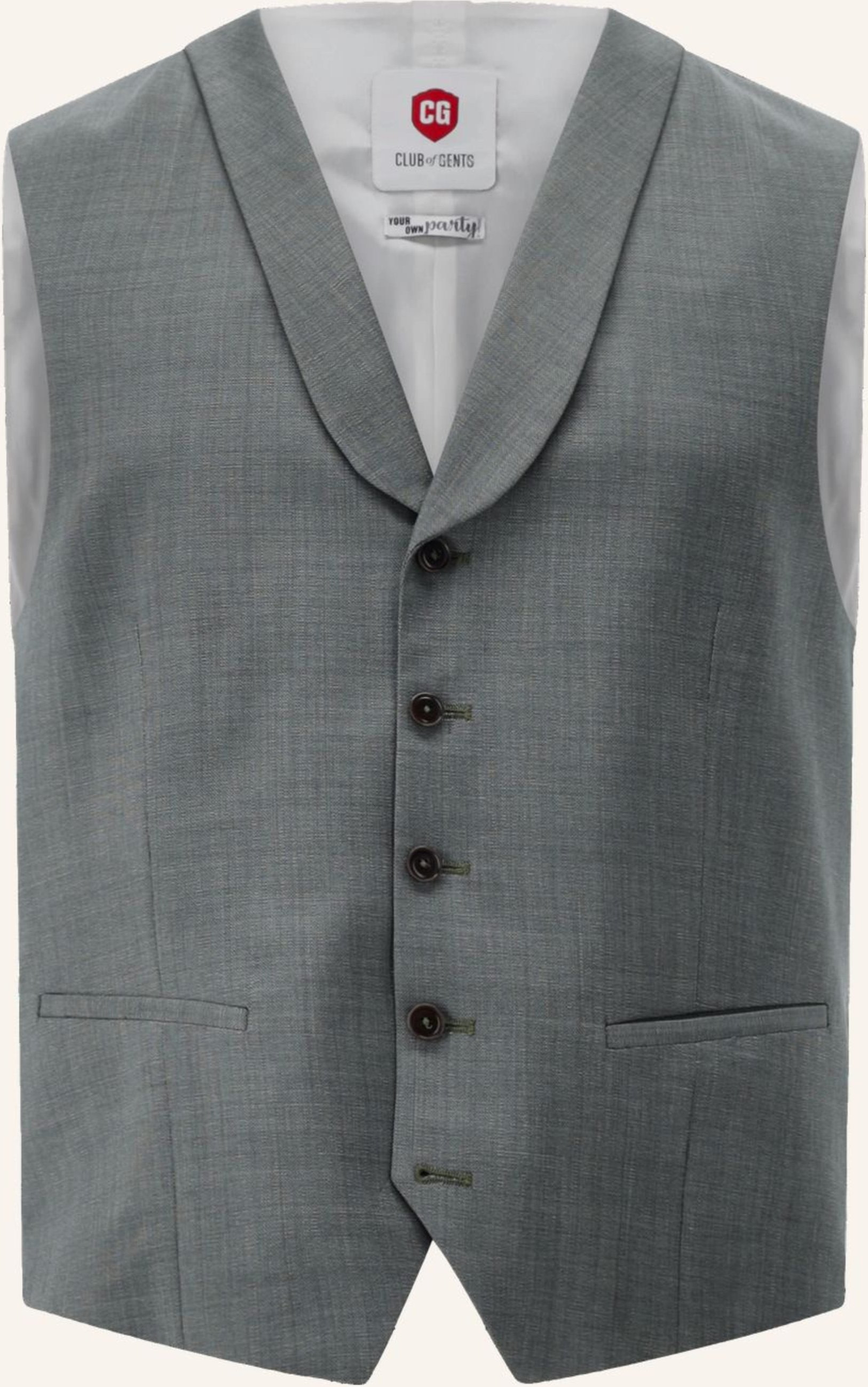 Cg - Club Of Gents Weste Cg Philipp-St Slim Fit gruen