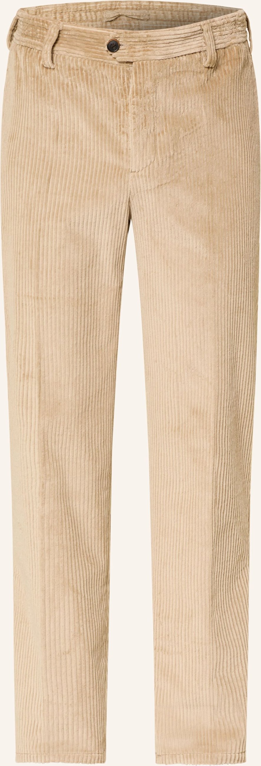Profuomo Cordhose Loose Fit beige