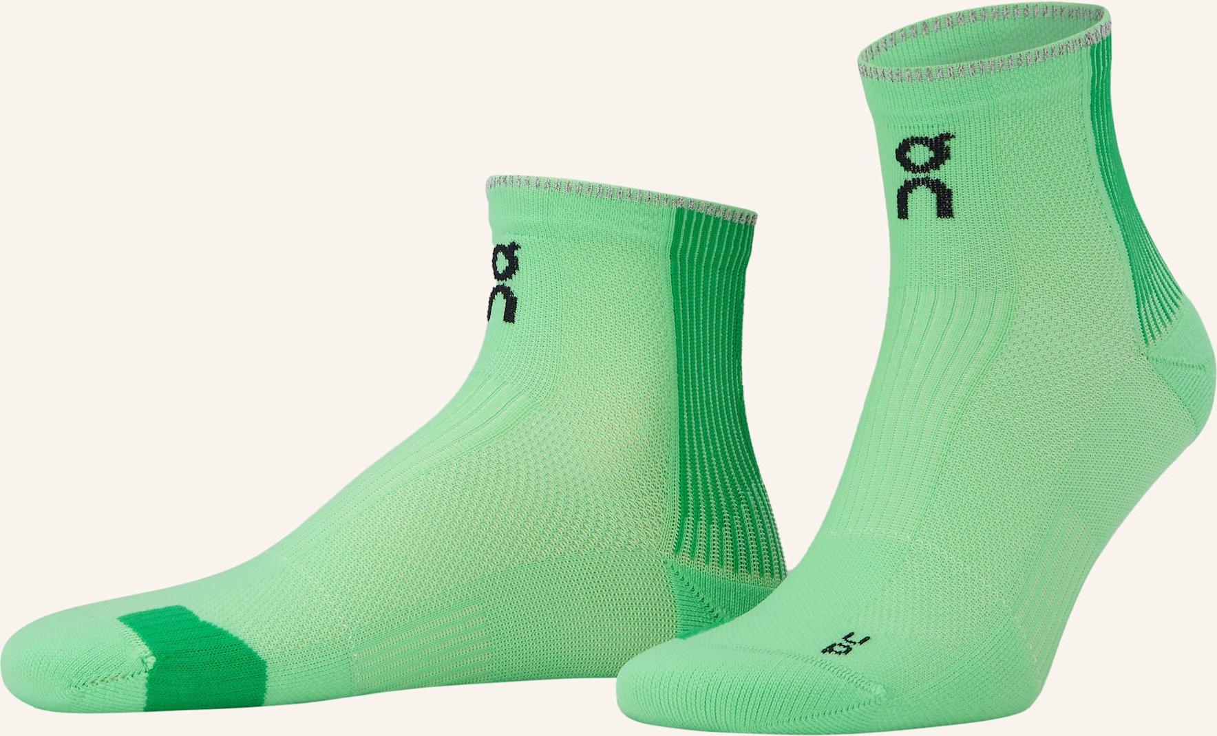 On Laufsocken Performance Mid gruen