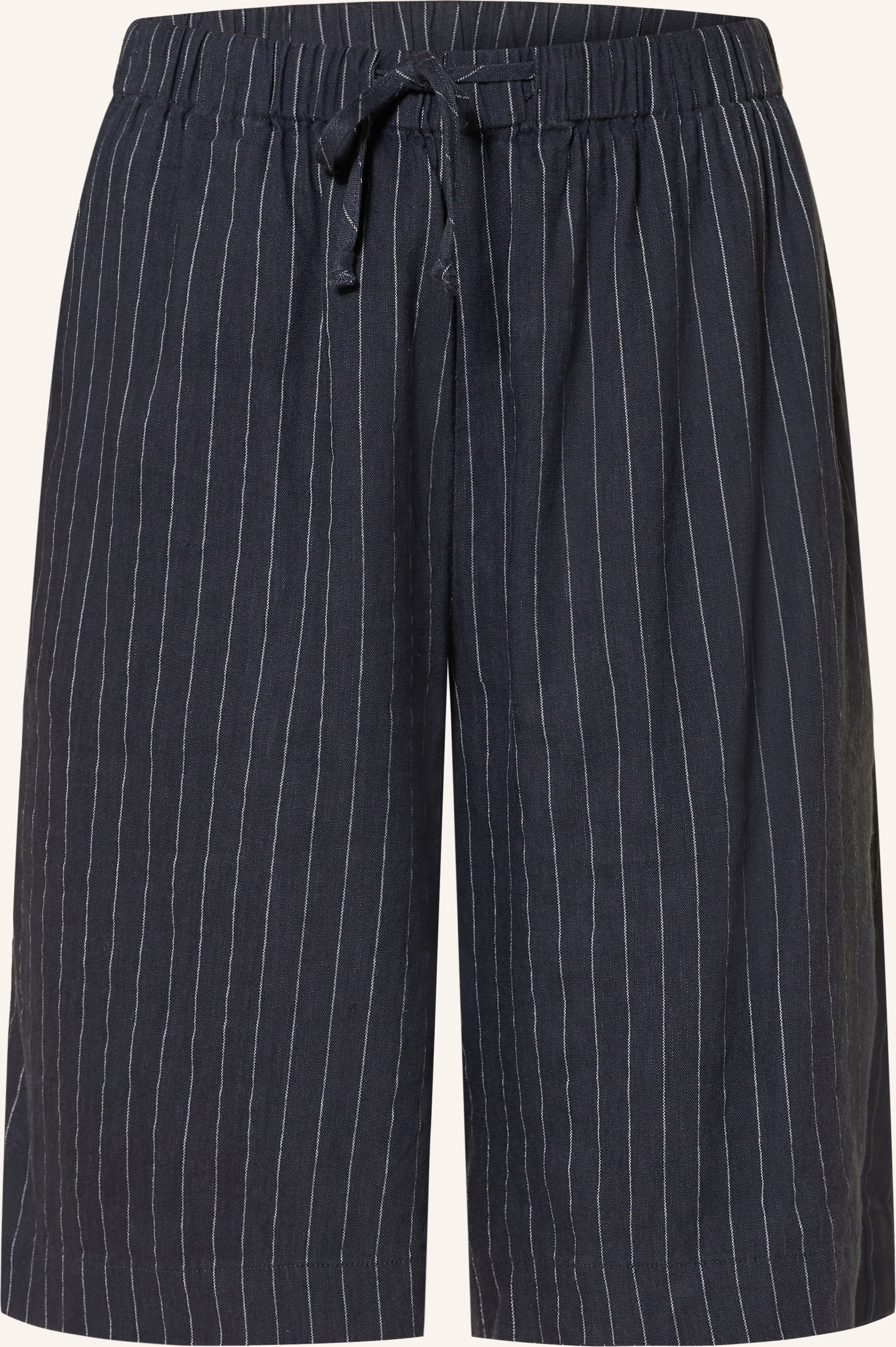 Juvia Shorts Inka Mit Leinen blau