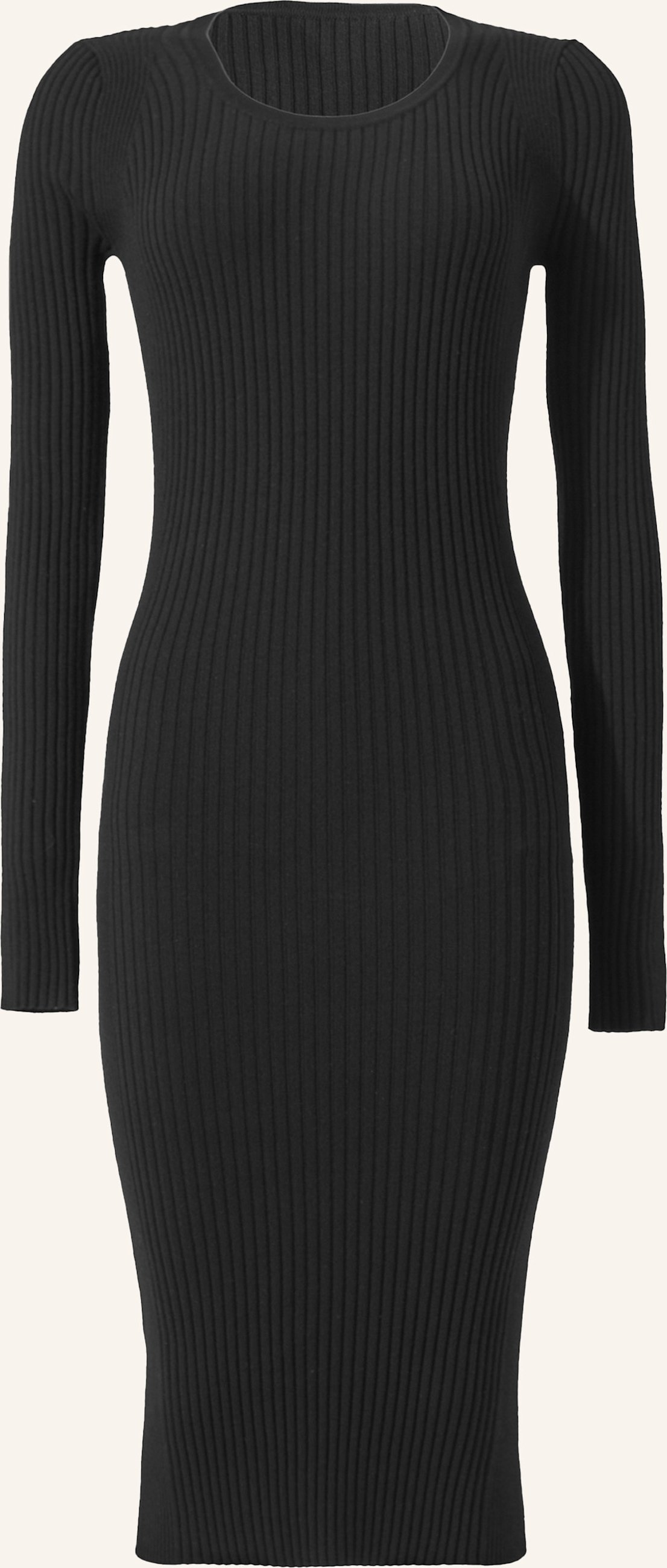 Wolford Kleid Fine Merino Rib Dress schwarz