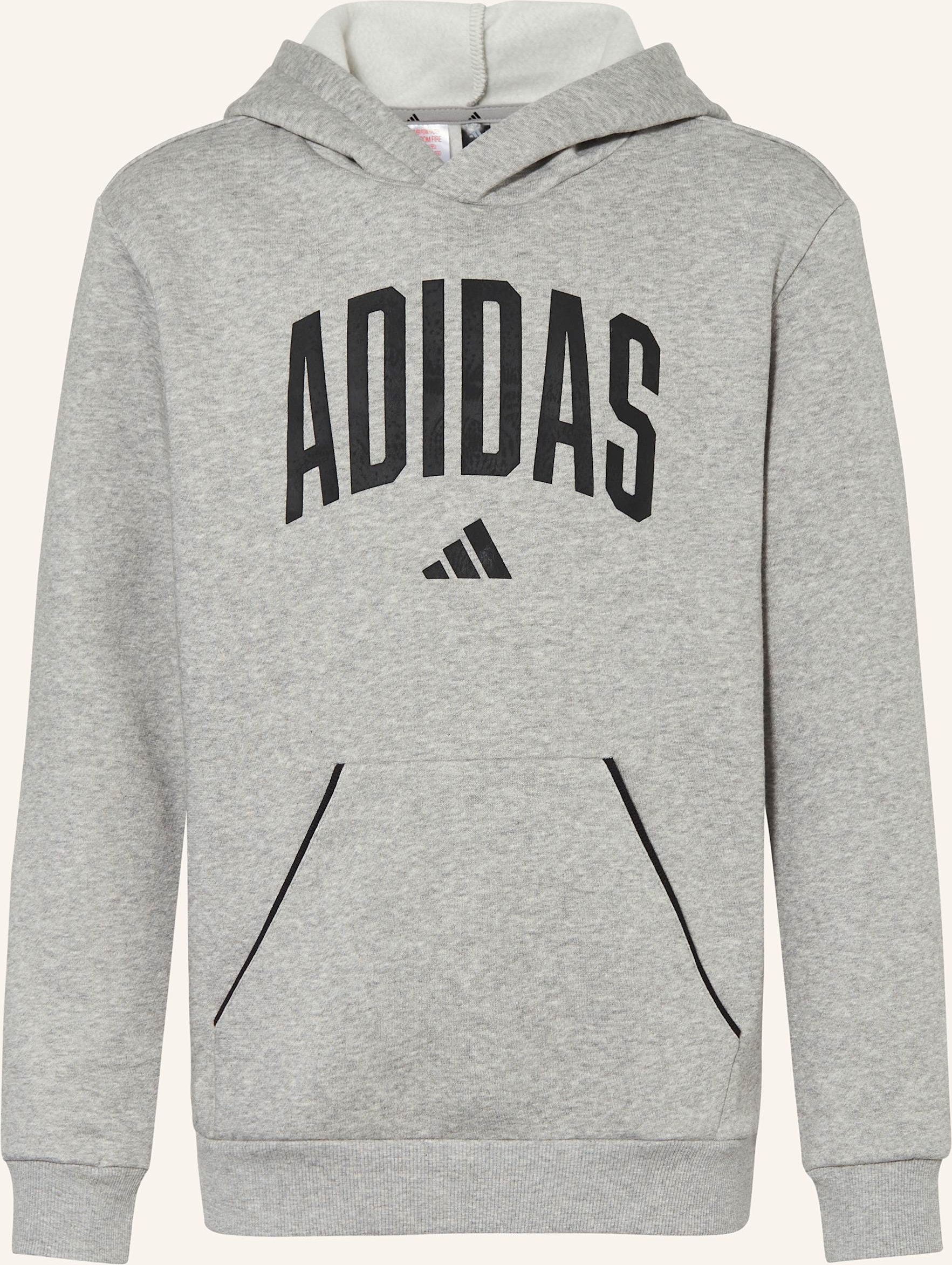 Adidas Hoodie Seasonals Essentials Collegiate Typography grau