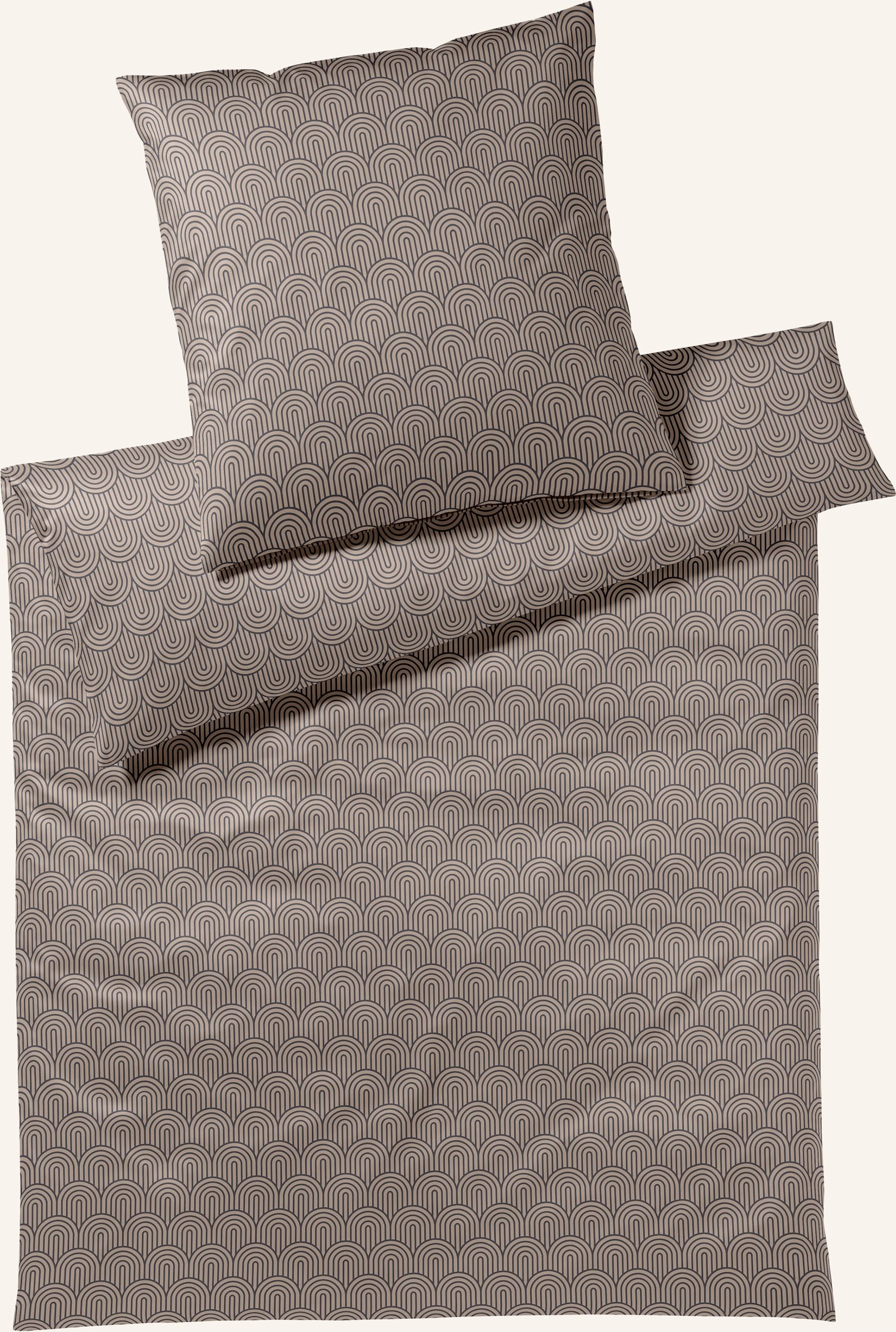 Elegante Bettwäsche Maison Arcs braun