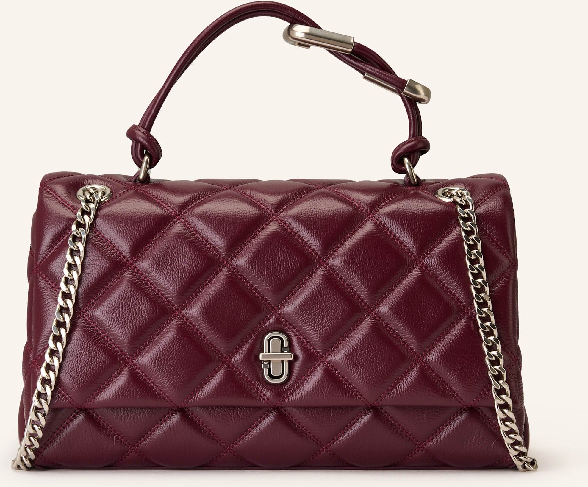 Thumbnail - Marc Jacobs Handtasche The Dual Chain Bag lila