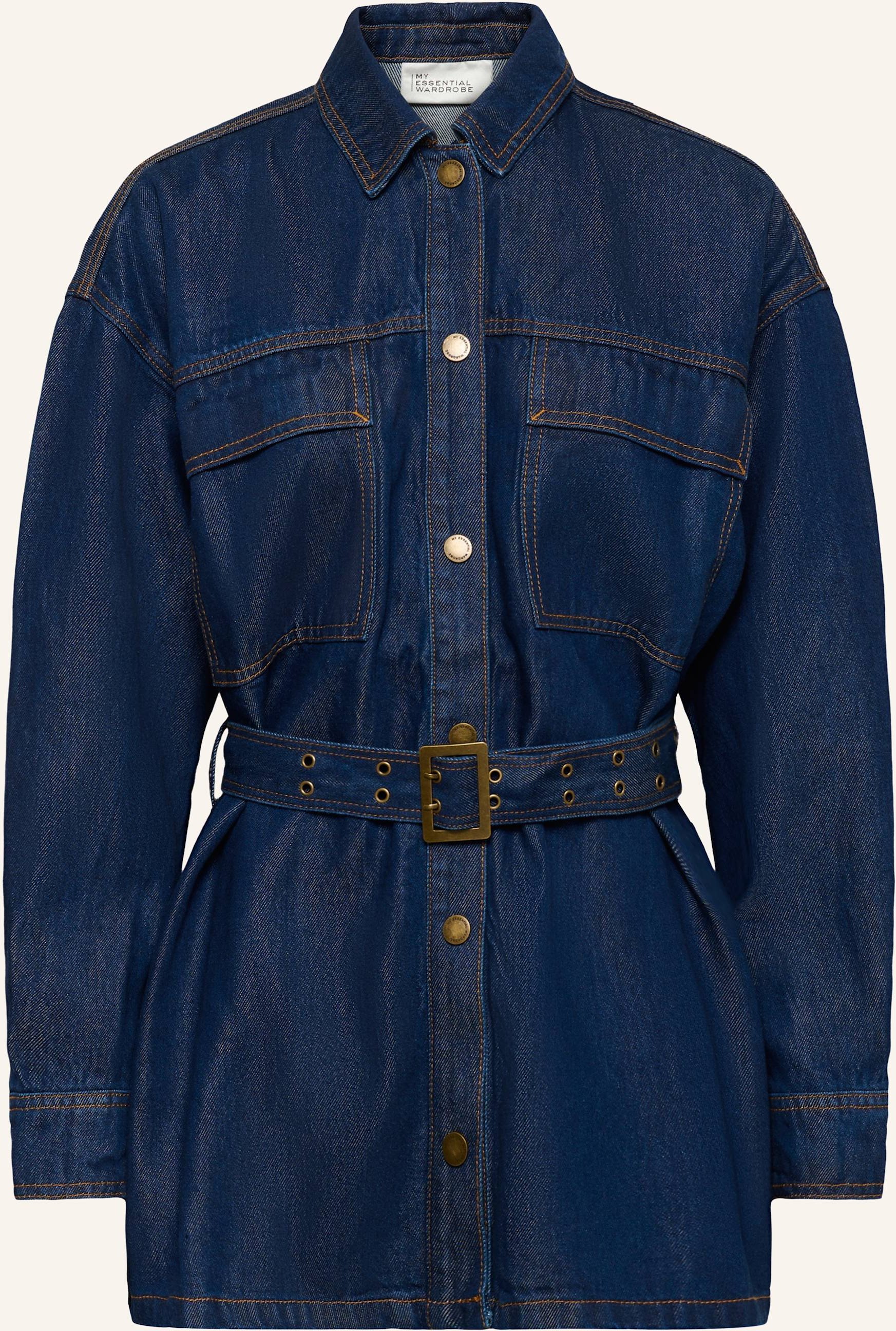 My Essential Wardrobe Jeanshemd Mwnessie blau