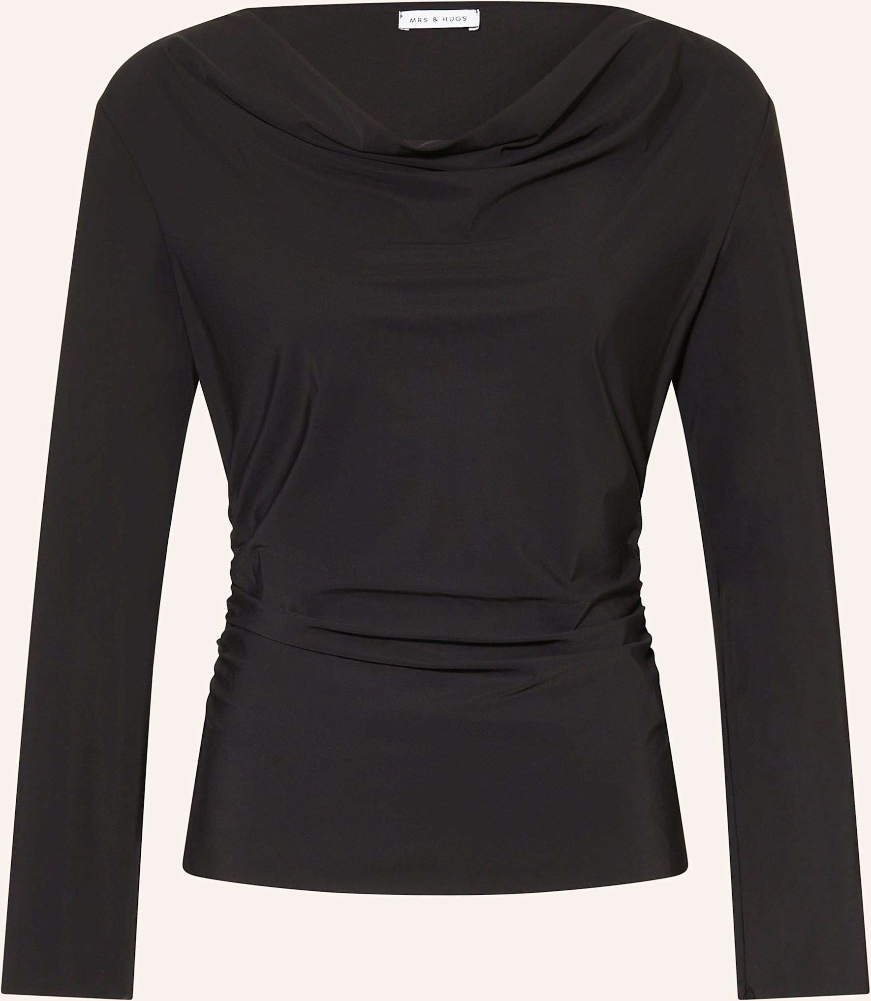 Mrs & Hugs Longsleeve schwarz