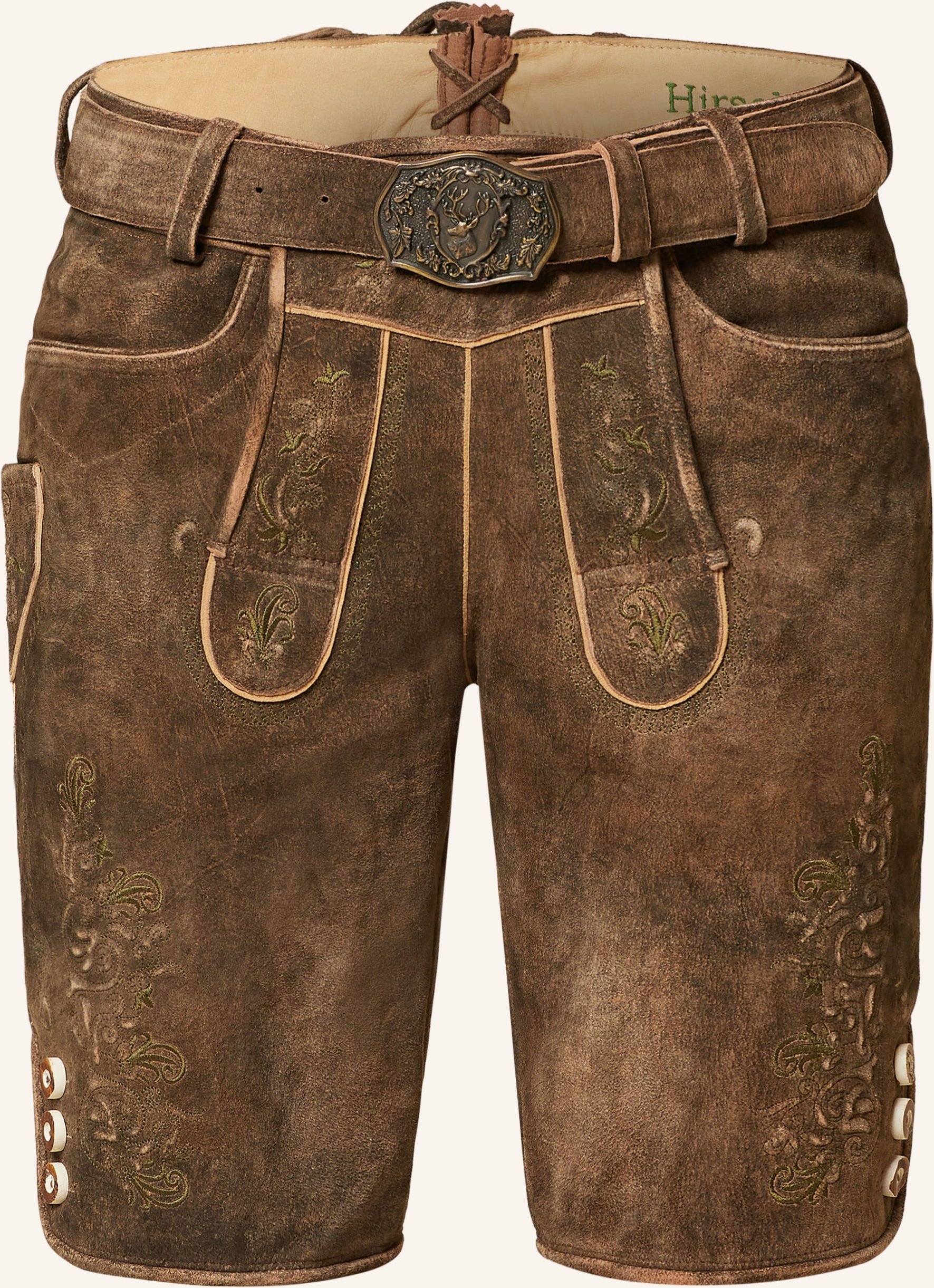 Hirscher Trachten-Lederhose Villach braun