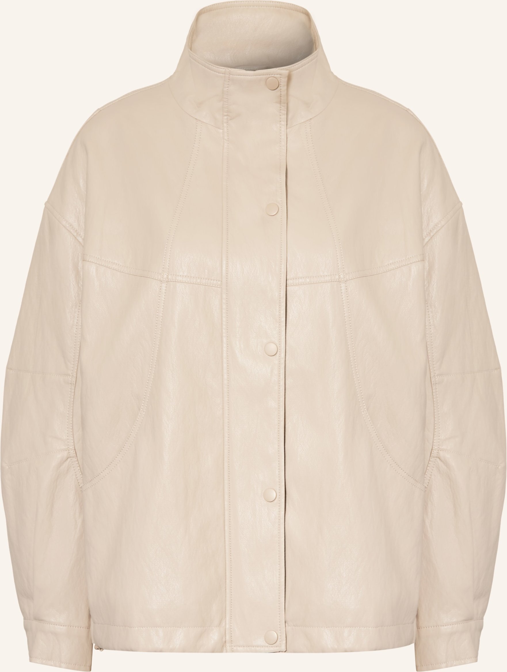 Withblack Jacke Anni In Lederoptik beige
