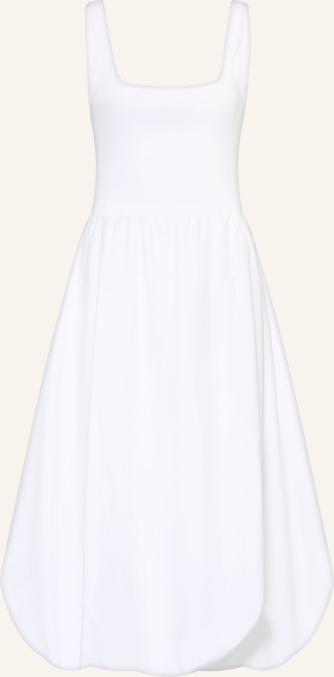 Rich & Royal Kleid Im Materialmix weiss