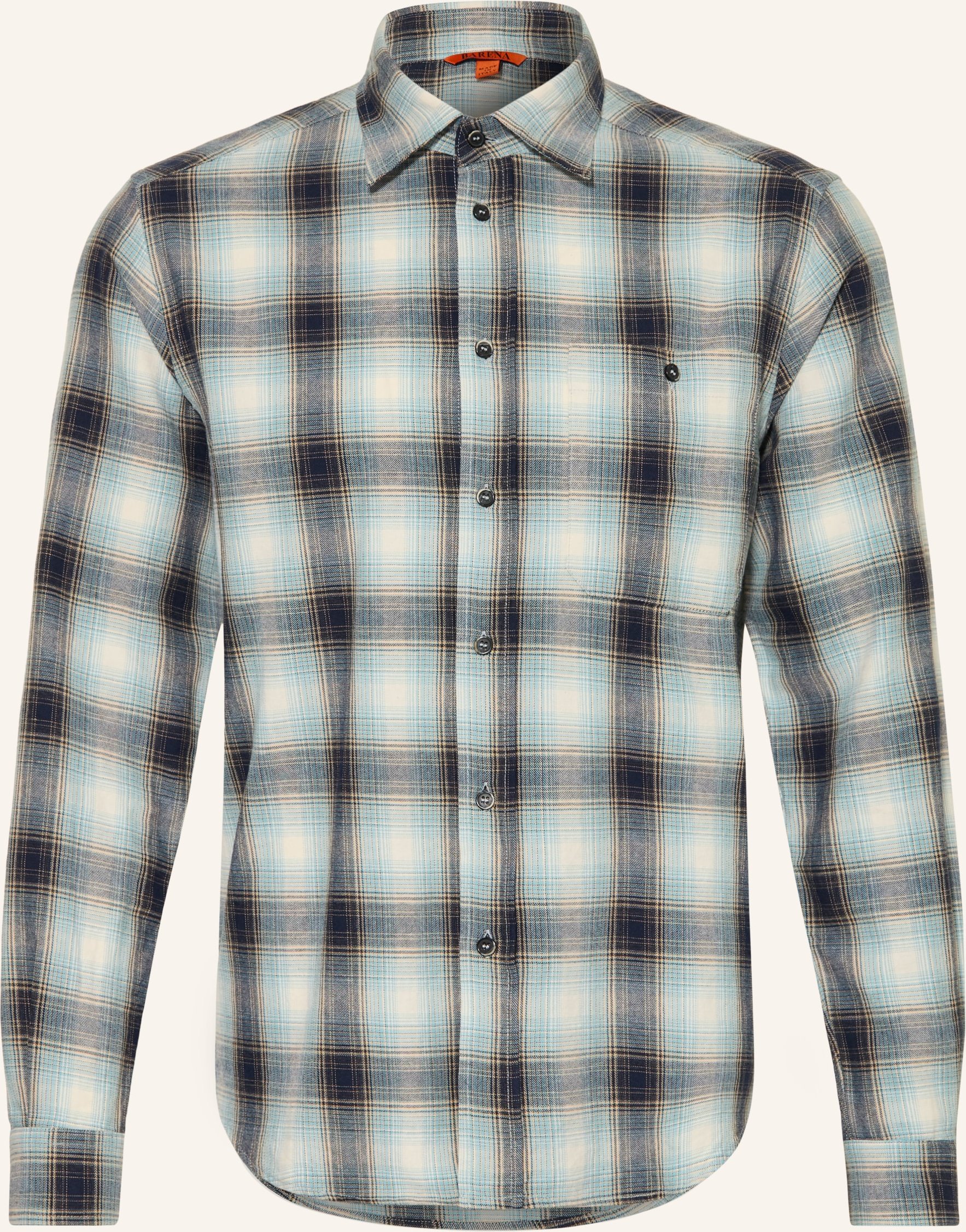Barena Venezia Hemd Faziol Regular Fit blau