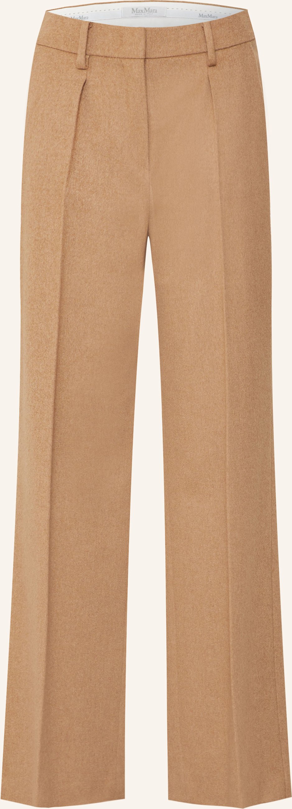 Max Mara Kamelhaar-Hose Carbone braun