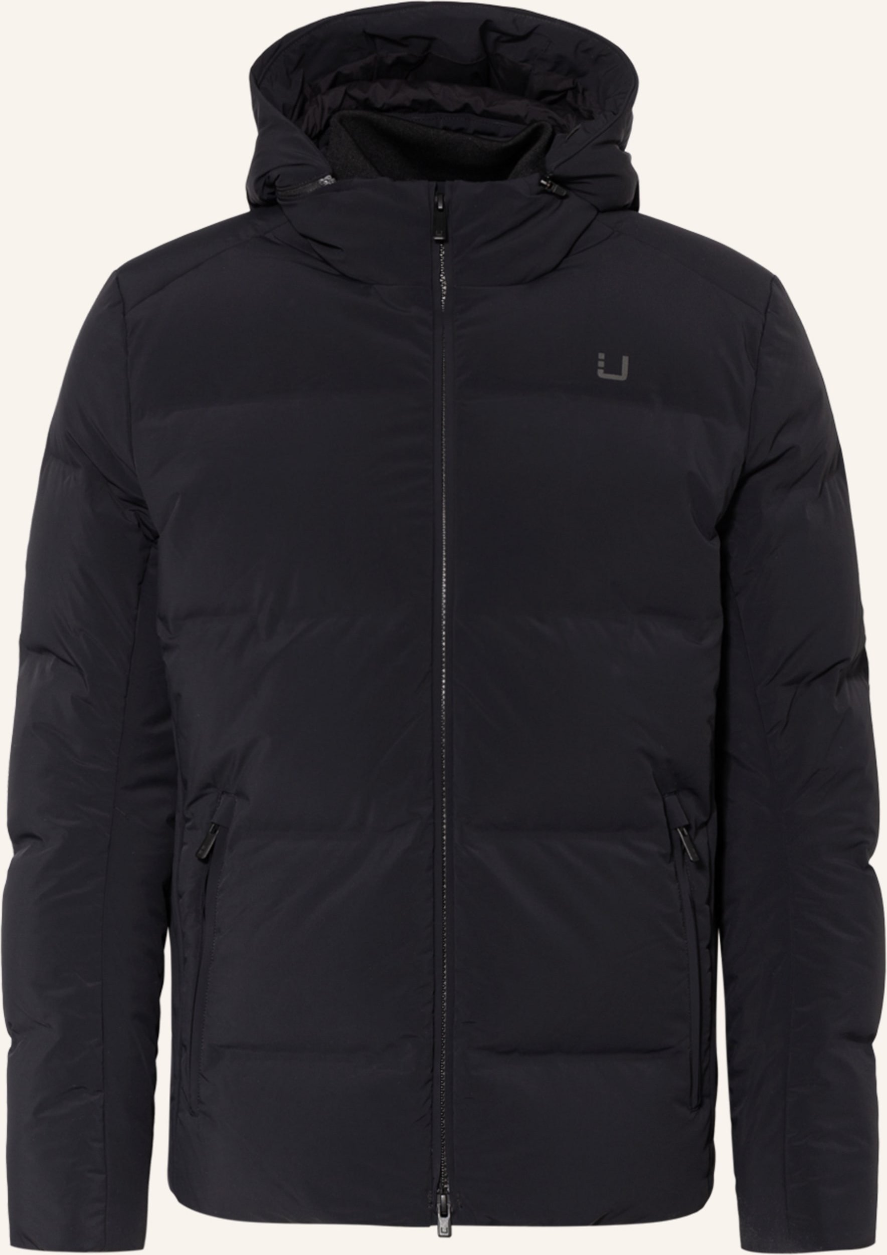 Ubr Daunenjacke Bolt Mit Abnehmbarer Kapuze schwarz