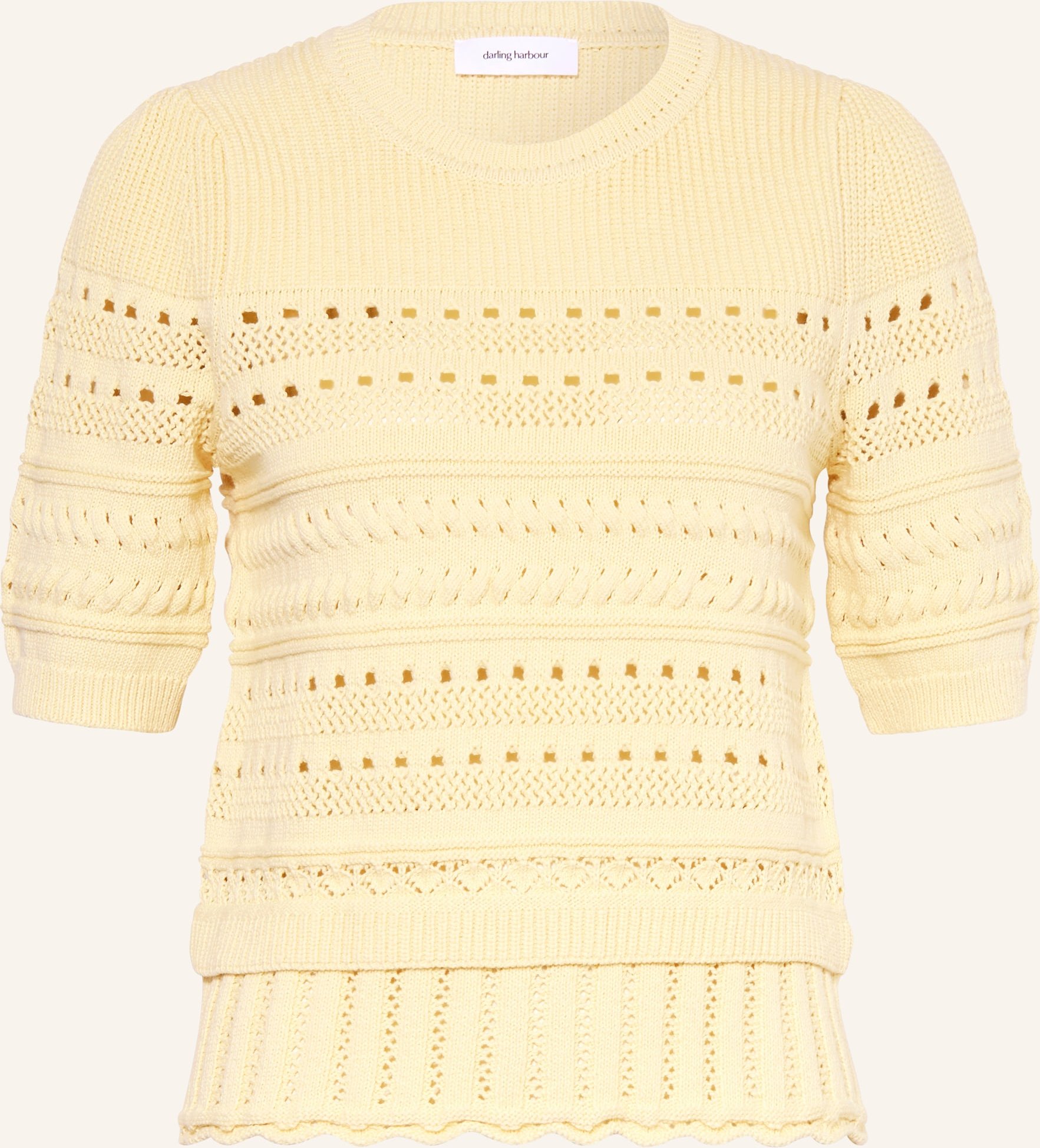 Darling Harbour Strickbluse gelb