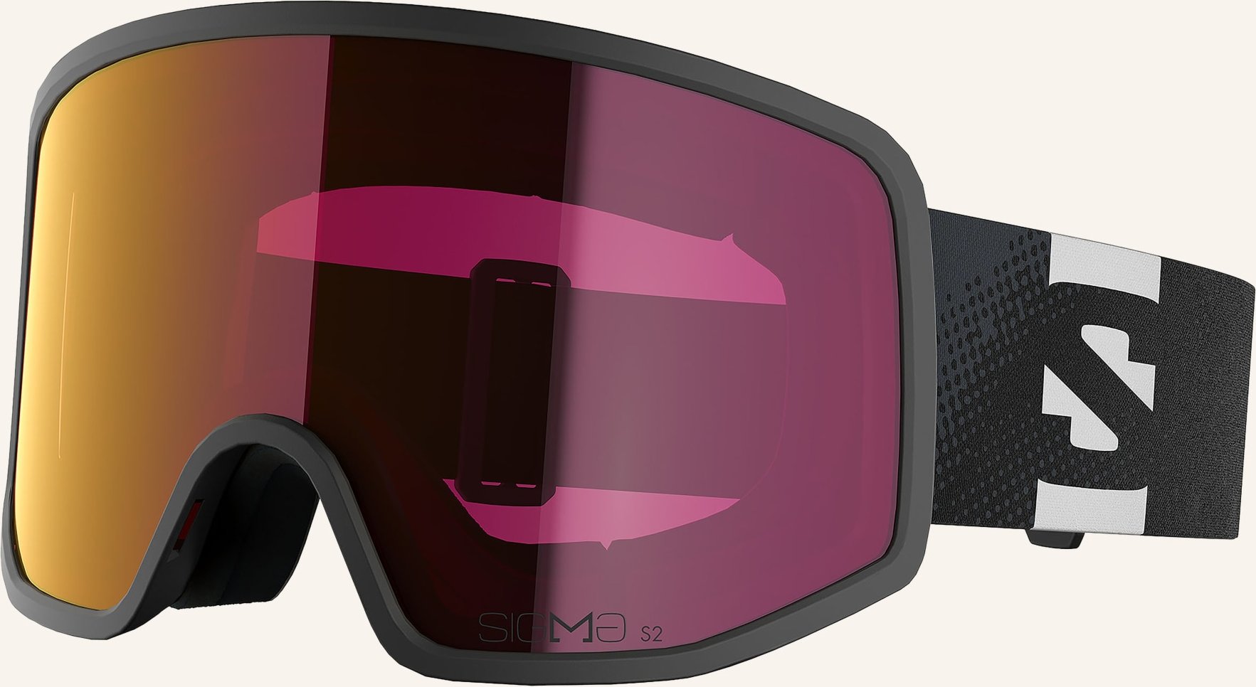 Salomon Skibrille Sentry Pro S schwarz