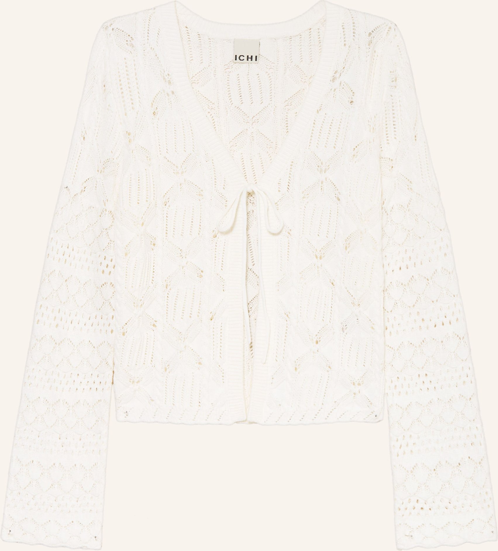 Ichi Strickjacke Ihlaluha beige