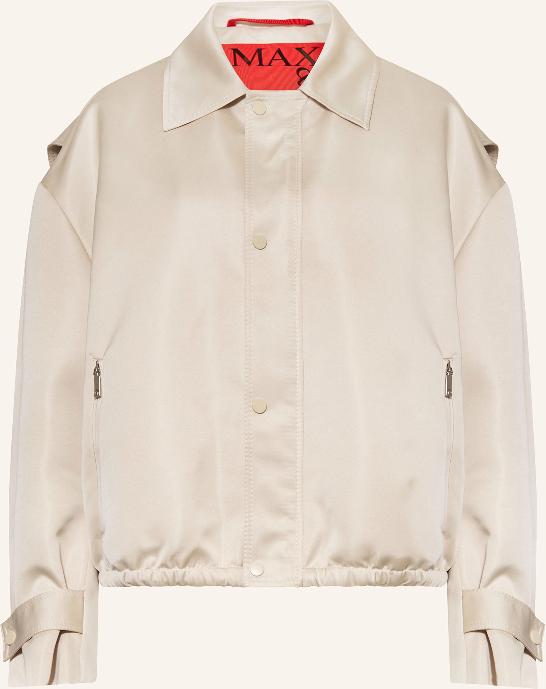Max & Co. Satinblouson Mcocippo weiss