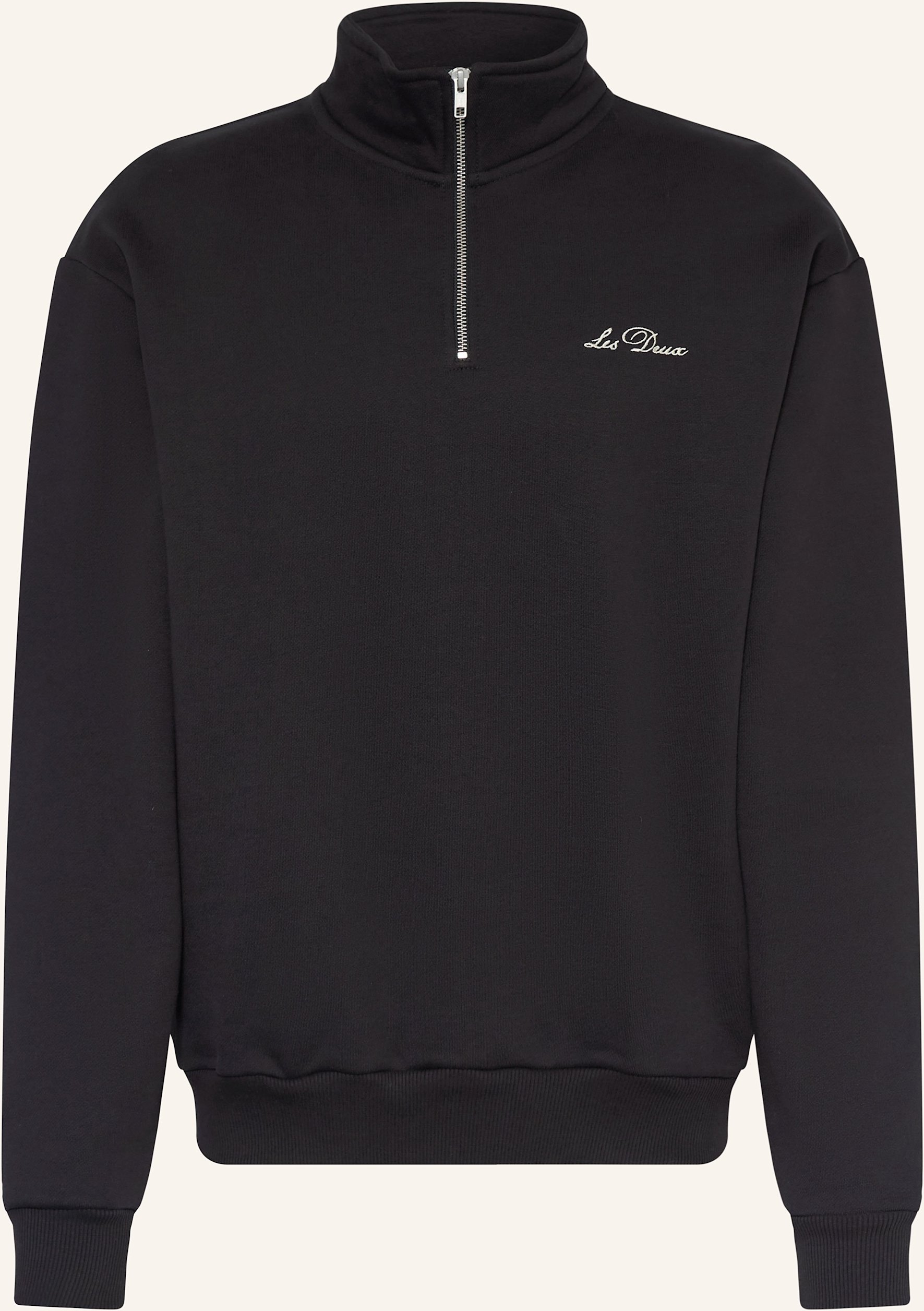 Les Deux Sweat-Troyer Crew schwarz