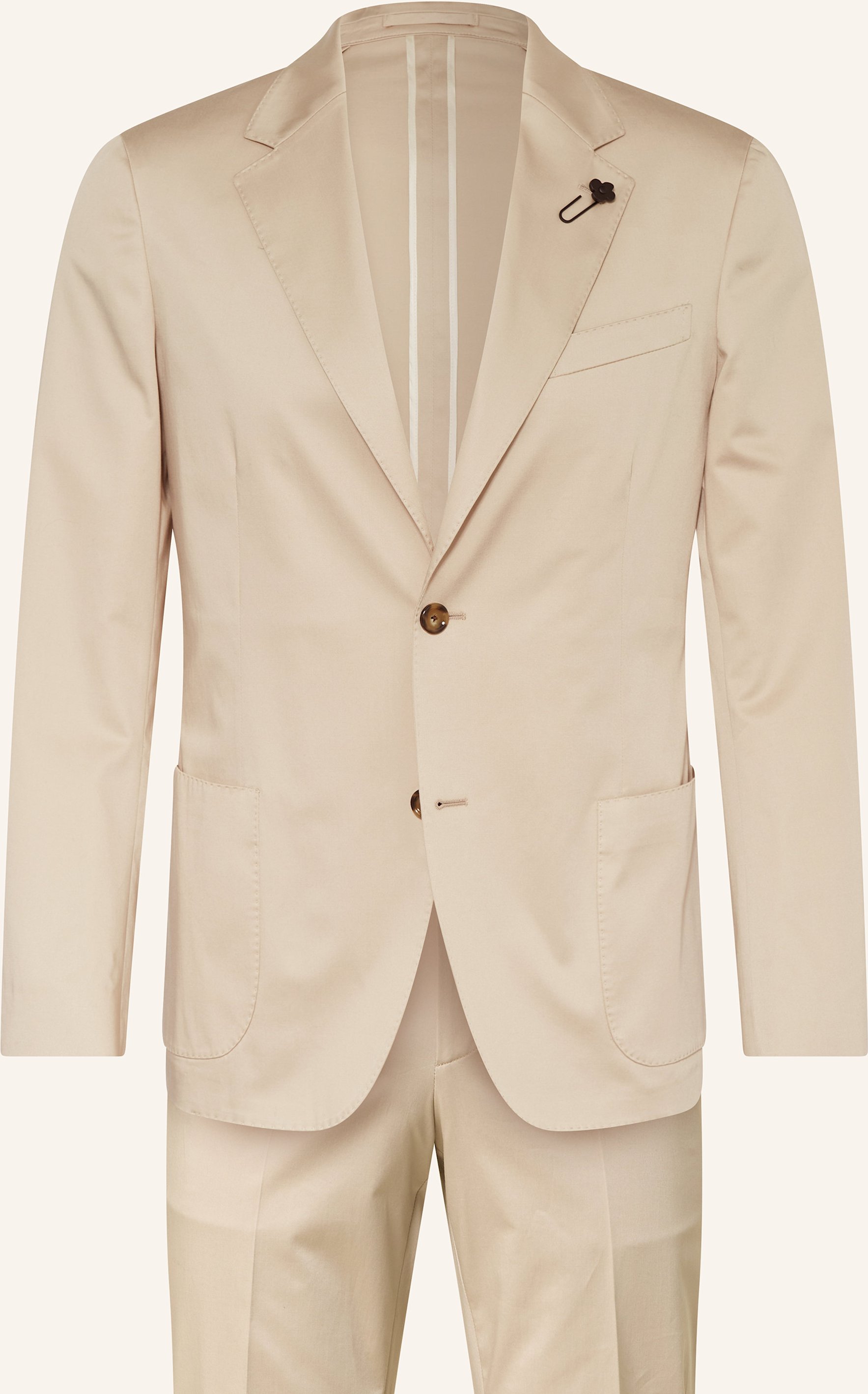 Lardini Anzug Extra Slim Fit beige