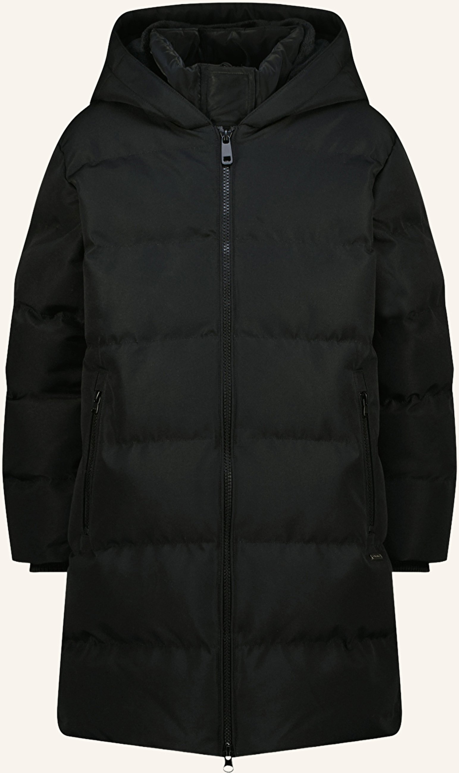 Vingino Steppmantel Tanja Mit Blende schwarz