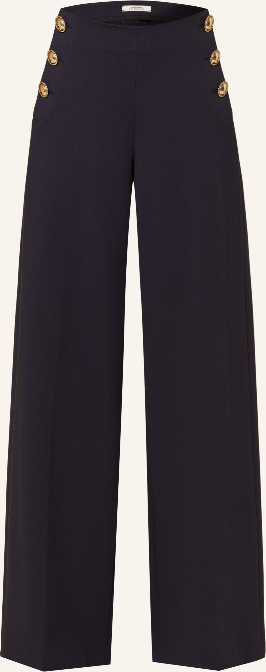 Dorothee Schumacher Marlenehose Emotional Essence Aus Jersey blau