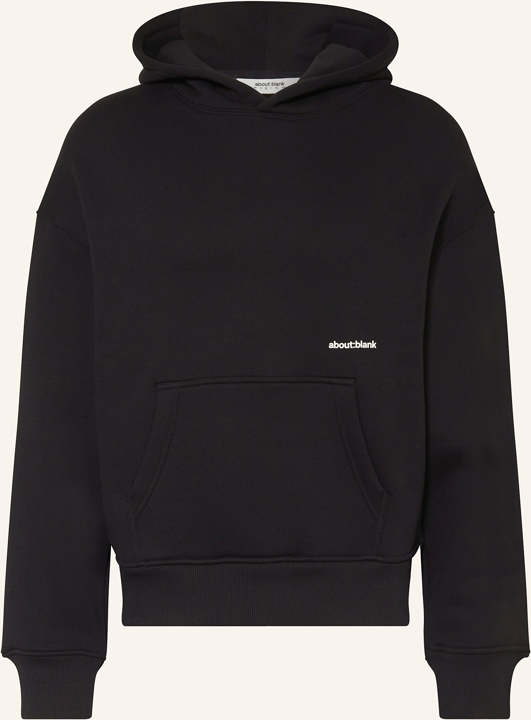 Thumbnail - About:Blank Hoodie schwarz
