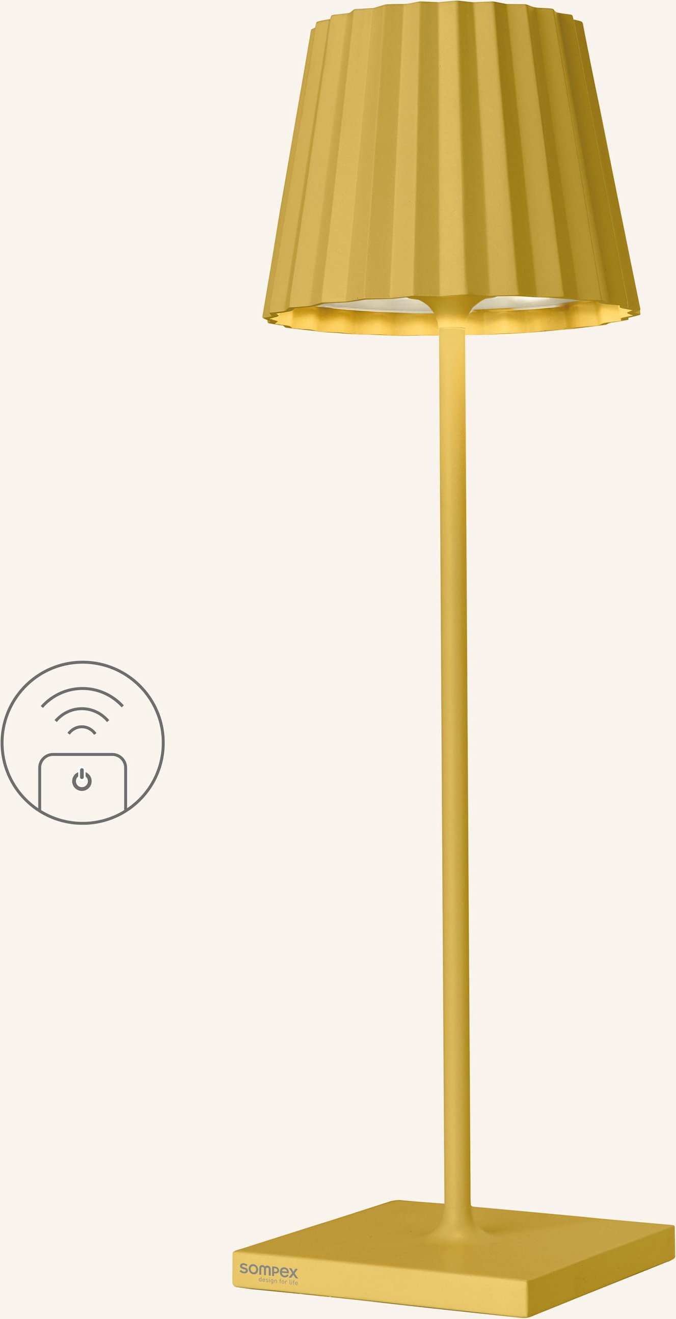 Sompex Leuchte Troll Rc gelb