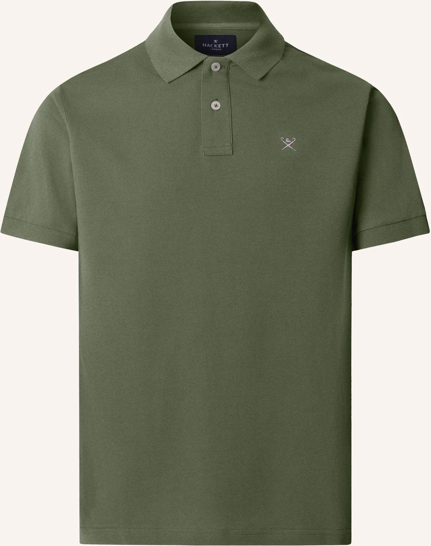 Hackett London Poloshirt Slim Fit Logo gruen