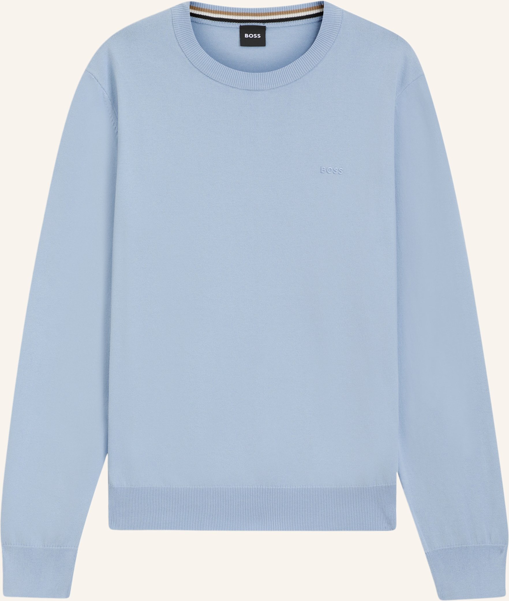 Boss Pullover Upacas-L Regular Fit blau