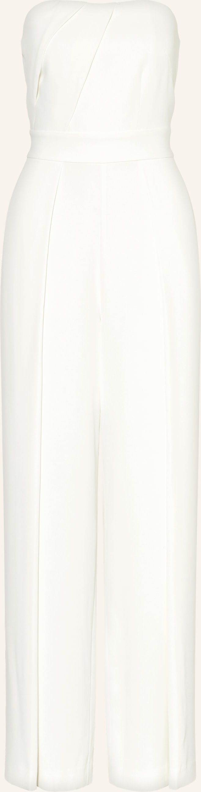 Comma Off-Shoulder-Jumpsuit weiss