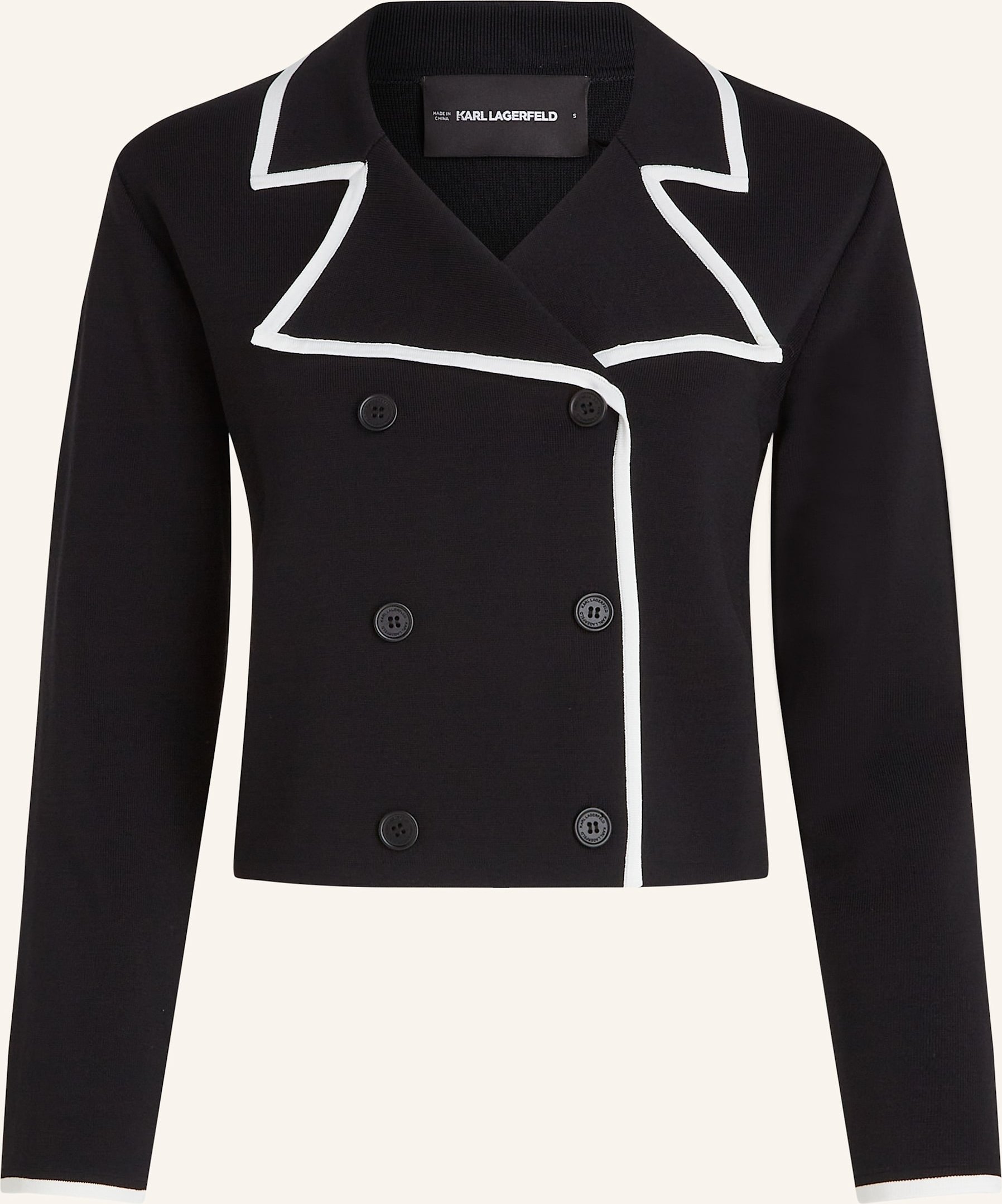 Karl Lagerfeld Strickjacke schwarz