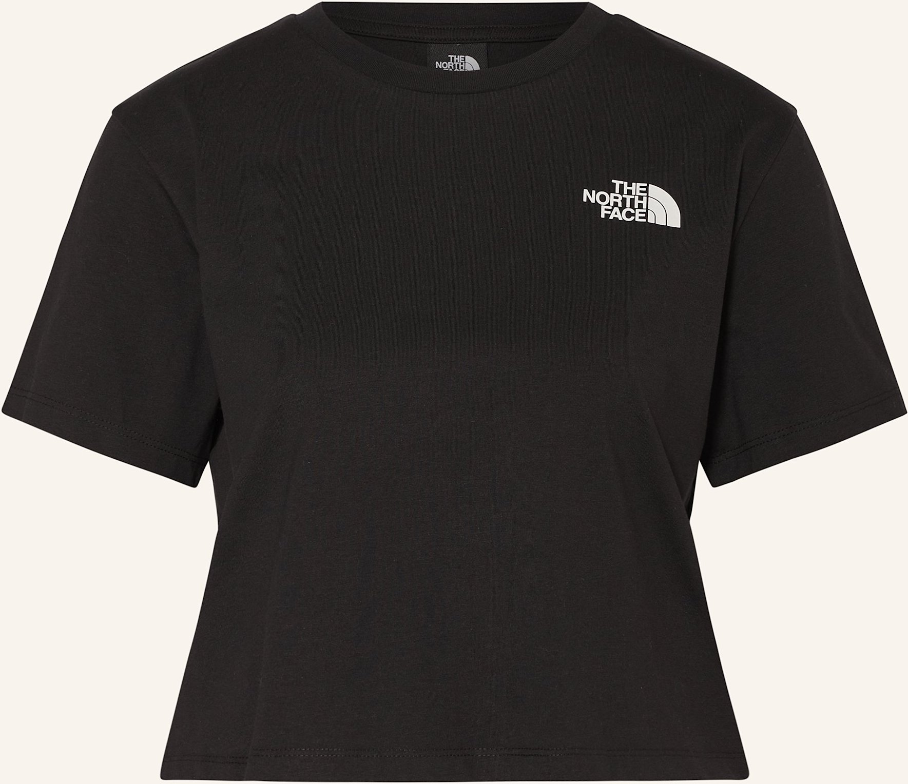 The North Face T-Shirt Simple Dome Cropped schwarz