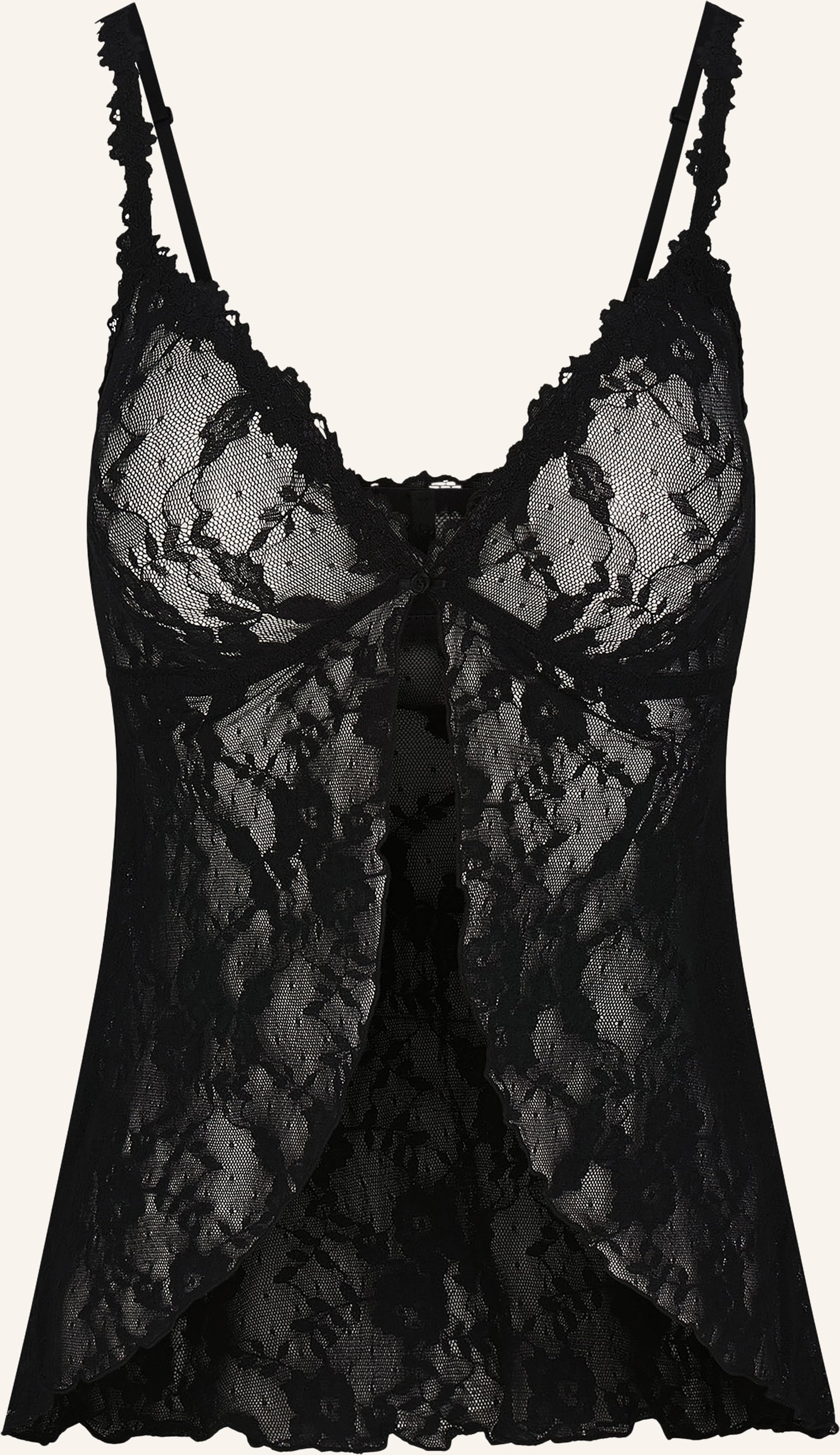 Skims Lounge-Top Stretch Lace schwarz