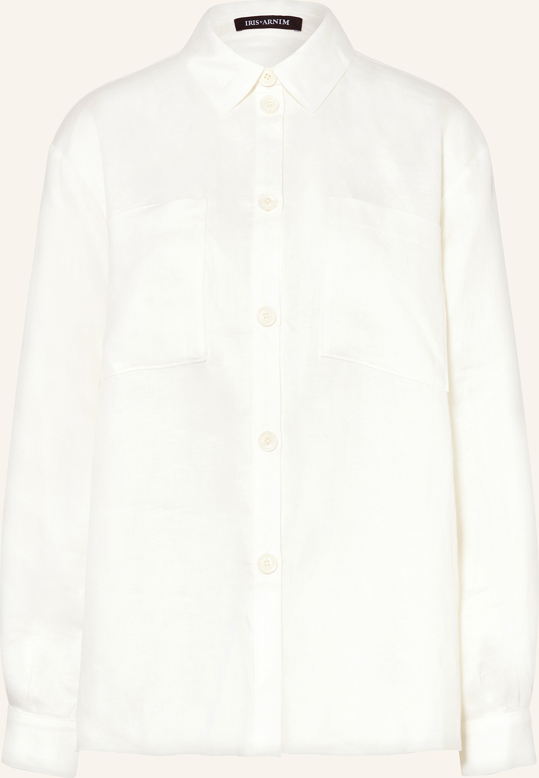 Thumbnail - Iris Von Arnim Hemdbluse Leane Aus Leinen weiss